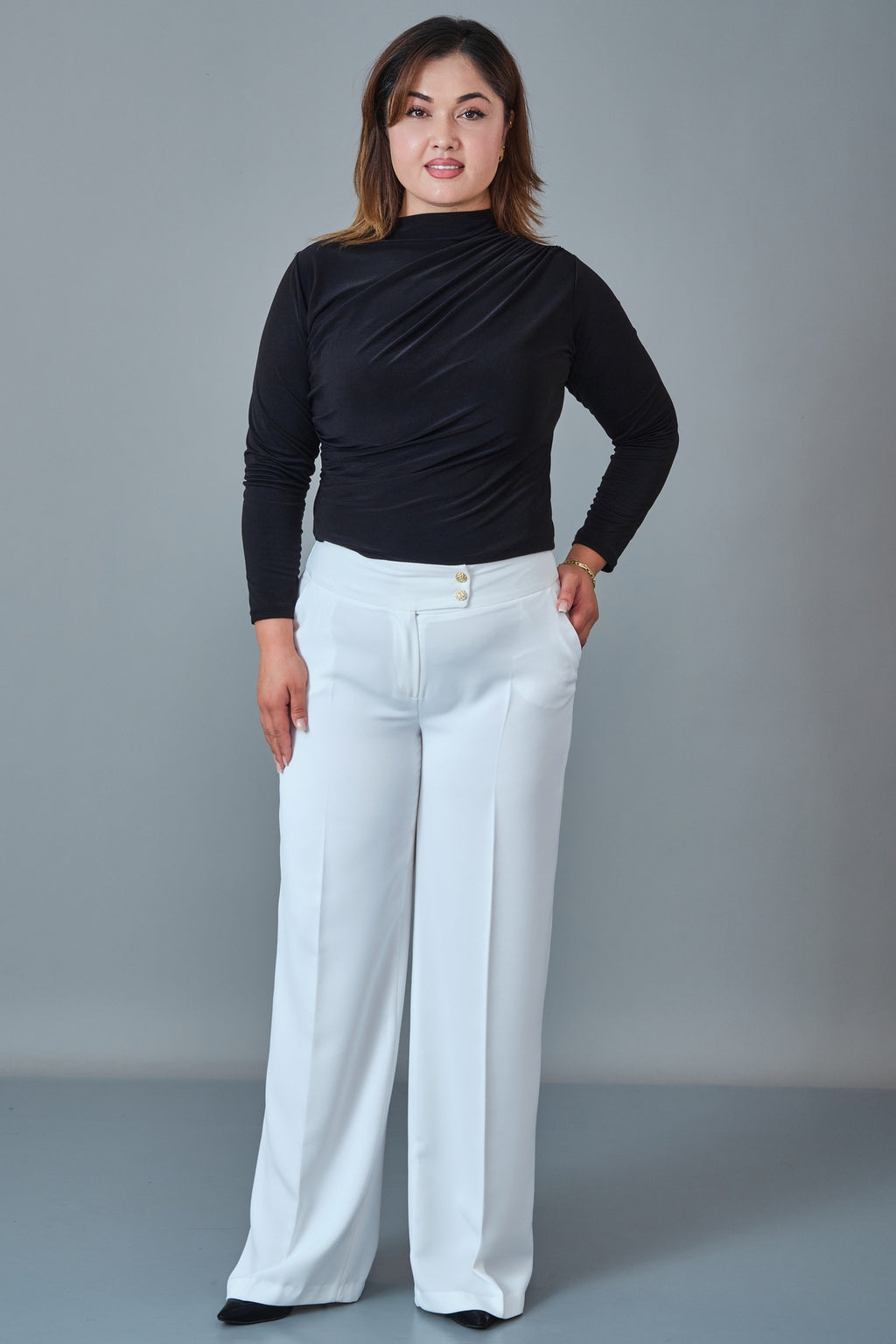 Selen - Plus Size Trousers (SLN27K11890)