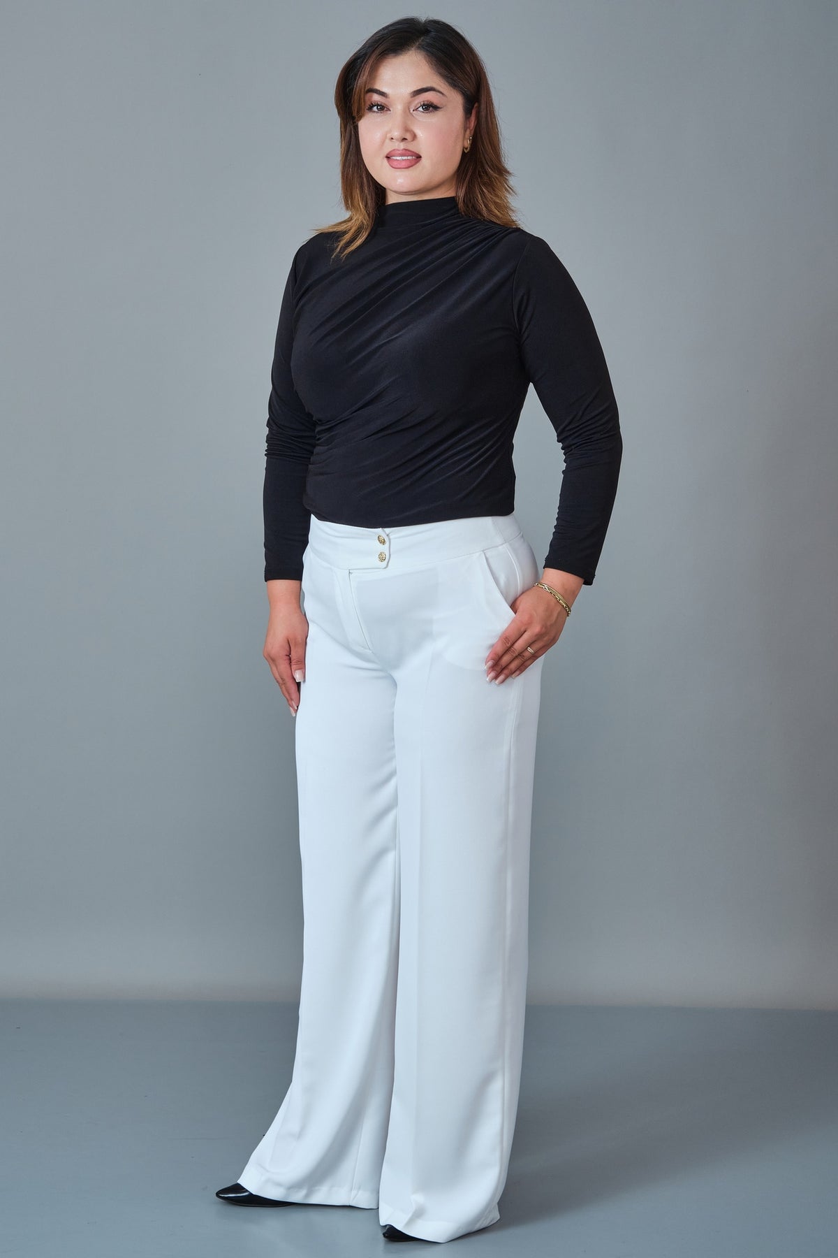 Selen - Plus Size Trousers (SLN27K11890)