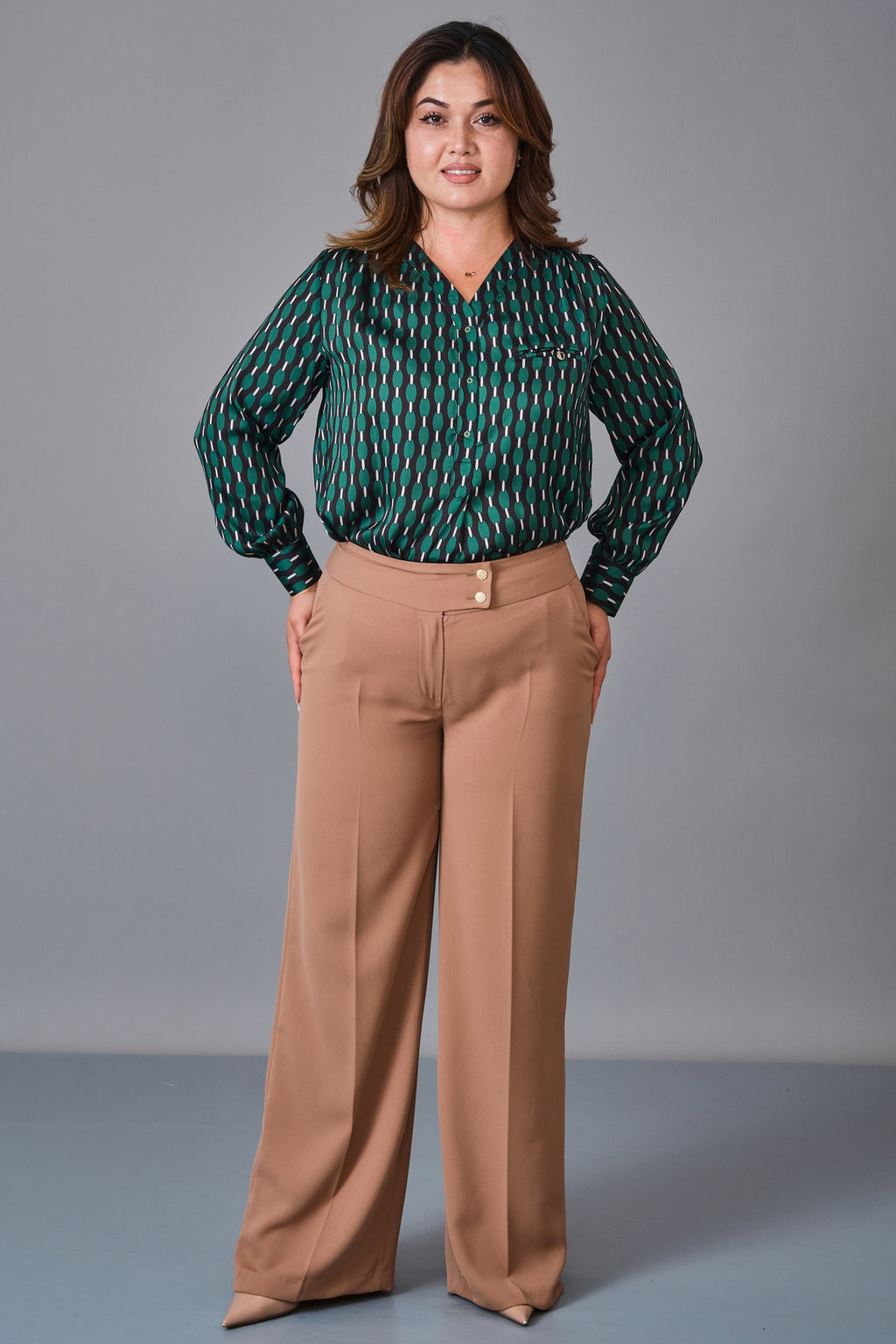 Selen - Plus Size Trousers (SLN27K11890)