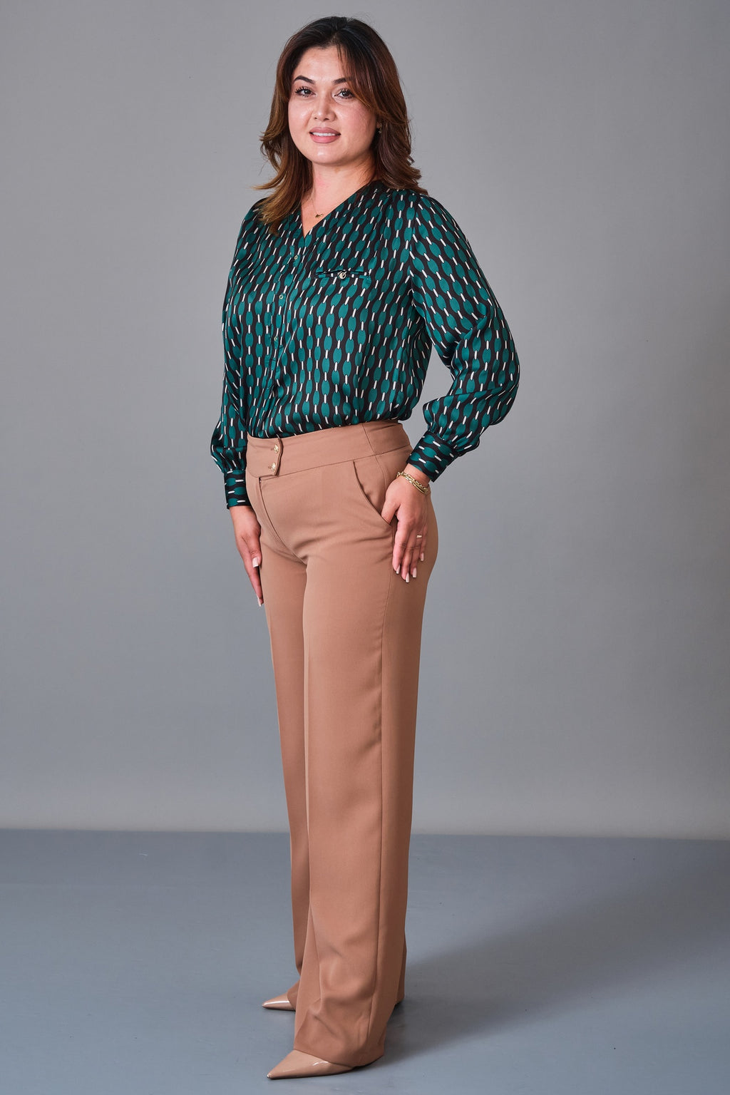 Selen - Plus Size Trousers (SLN27K11890)