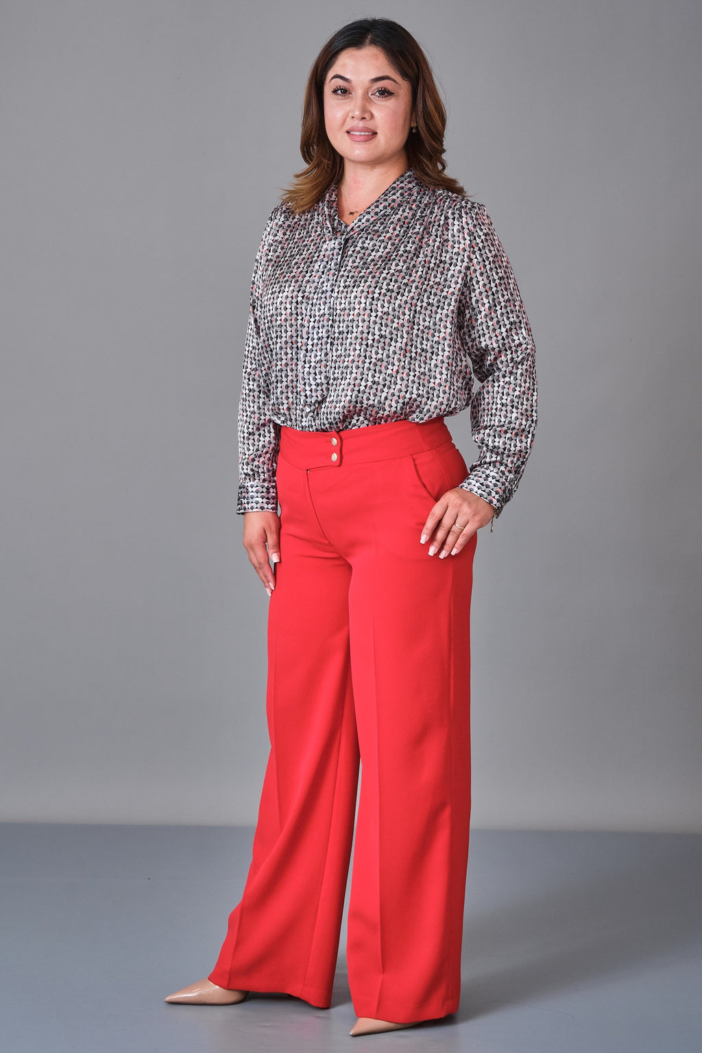 Selen - Plus Size Trousers (SLN27K11890)