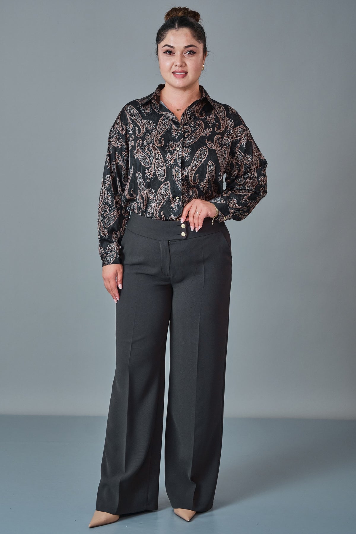 Selen - Plus Size Trousers (SLN27K11890)