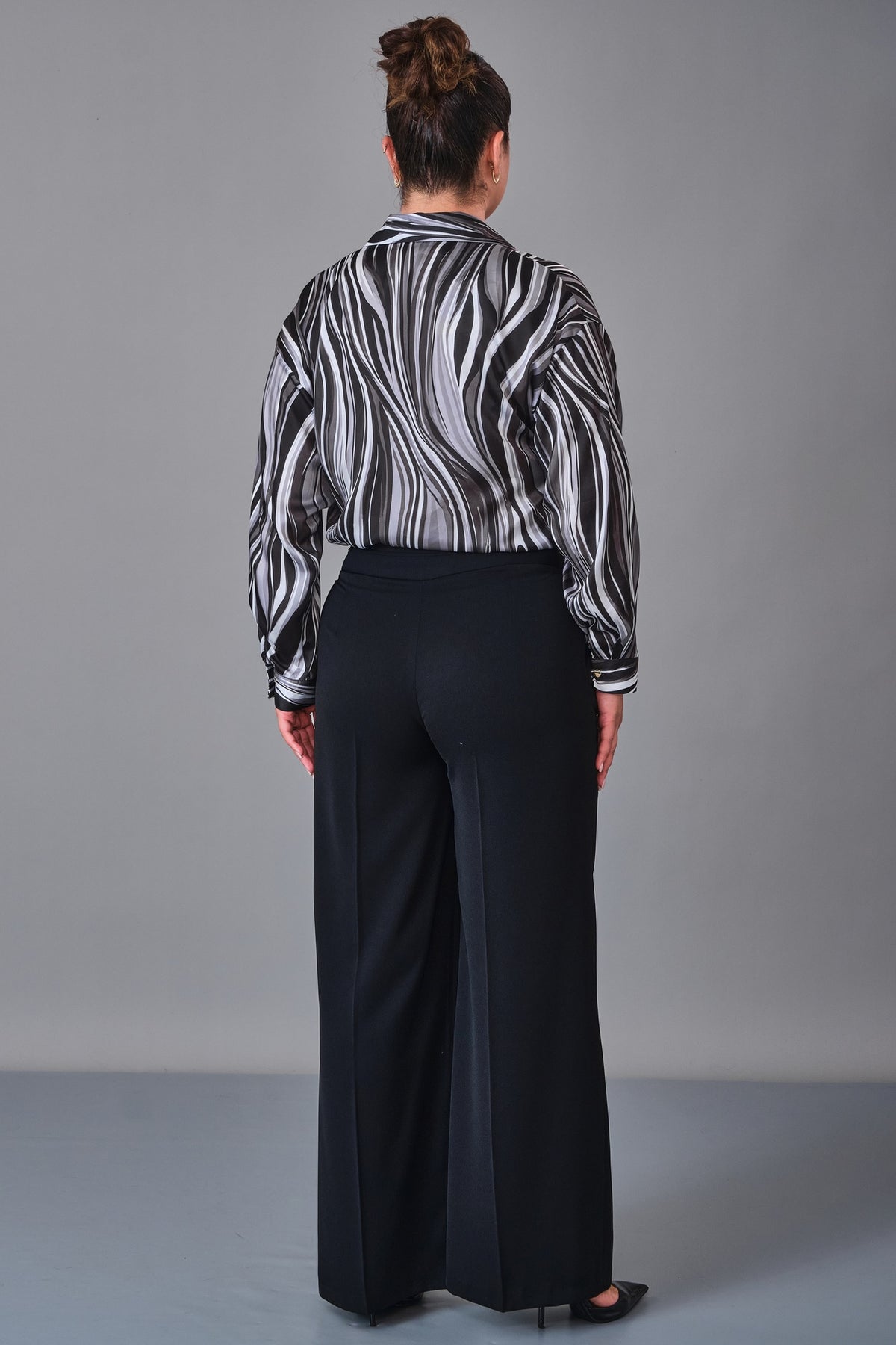 Selen - Plus Size Trousers (SLN27K11915) - 8690200225574