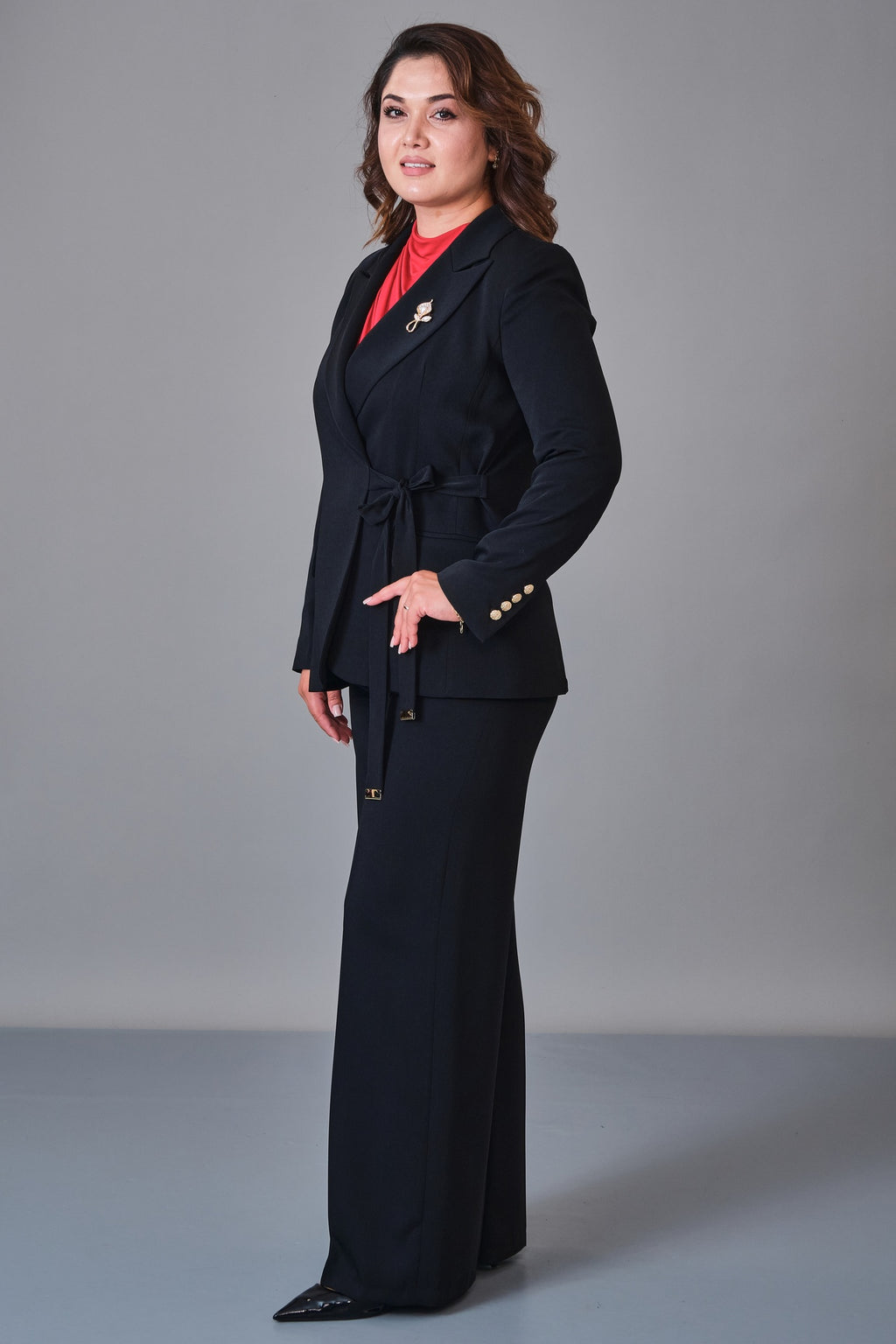 Selen - Plus Size Jacket (SLN27K17533) - 8690200225642