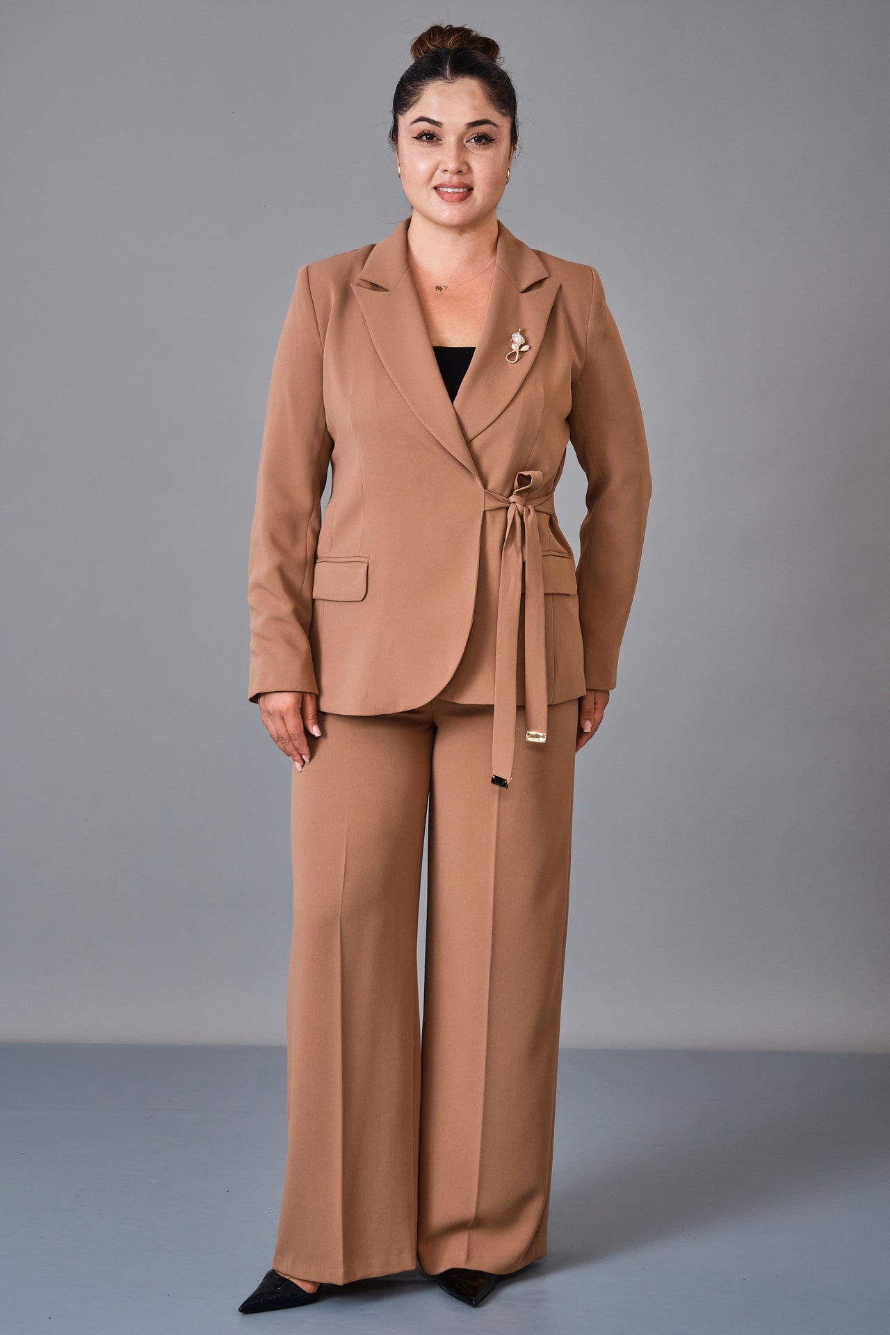 Selen - Plus Size Jacket (SLN27K17533) - 8690200225666