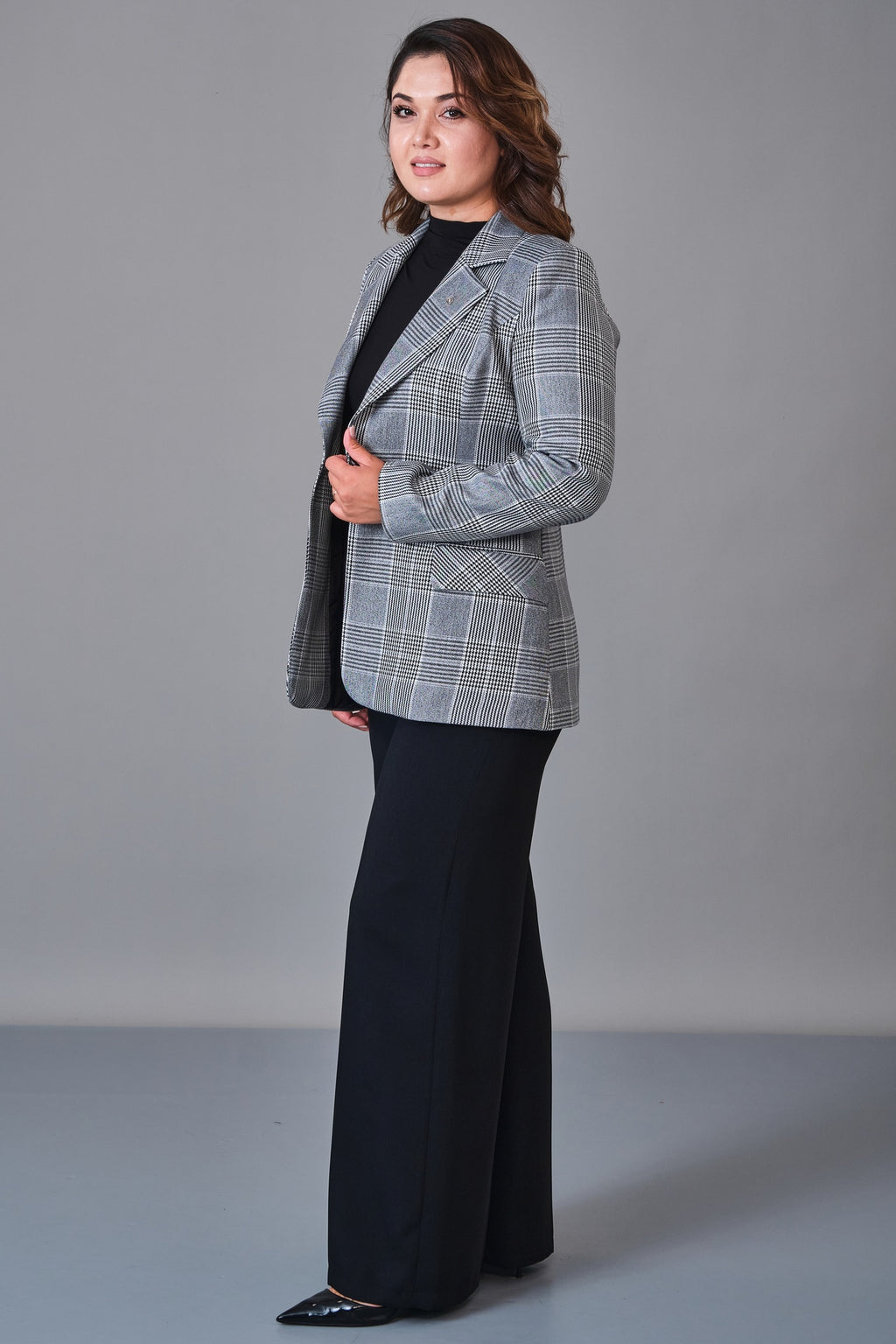 Selen - Plus Size Jacket (SLN27K17562) - 8690200225765