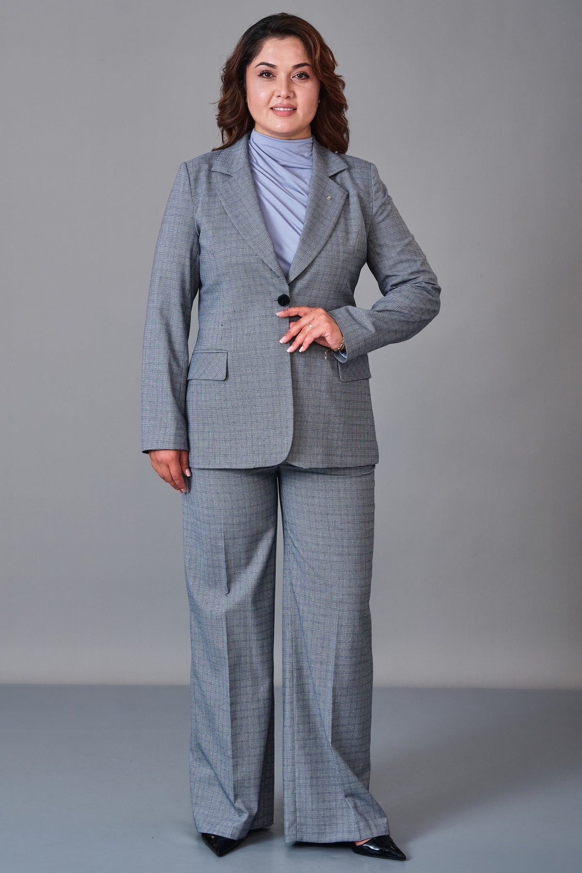 Selen - Plus Size Jacket (SLN27K17562) - 8690200225772