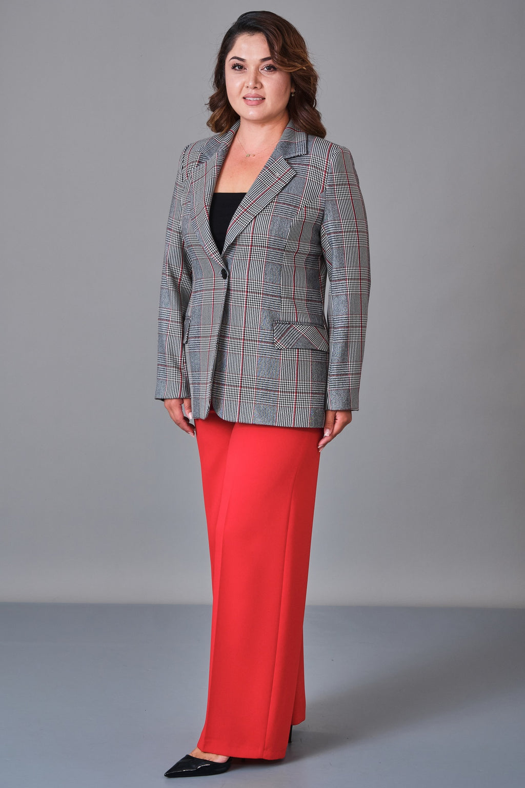 Selen - Plus Size Jacket (SLN27K17562) - 8690200225789