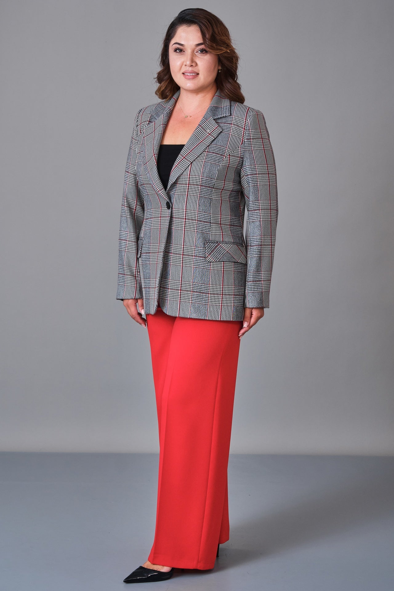 Selen - Plus Size Jacket (SLN27K17562) - 8690200225789