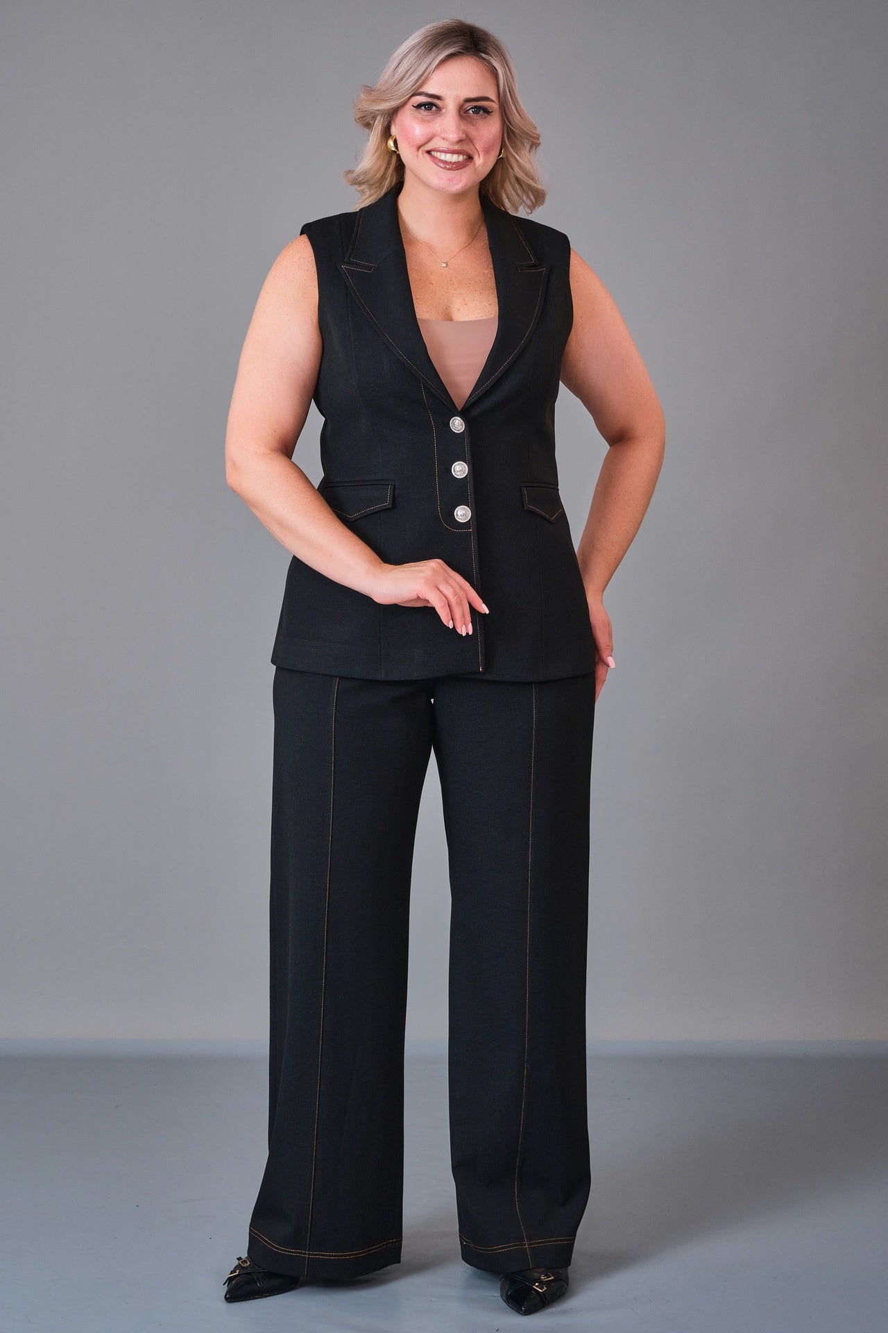 Meira - Plus Size Suit (MEI27K8825) - 8690200226168