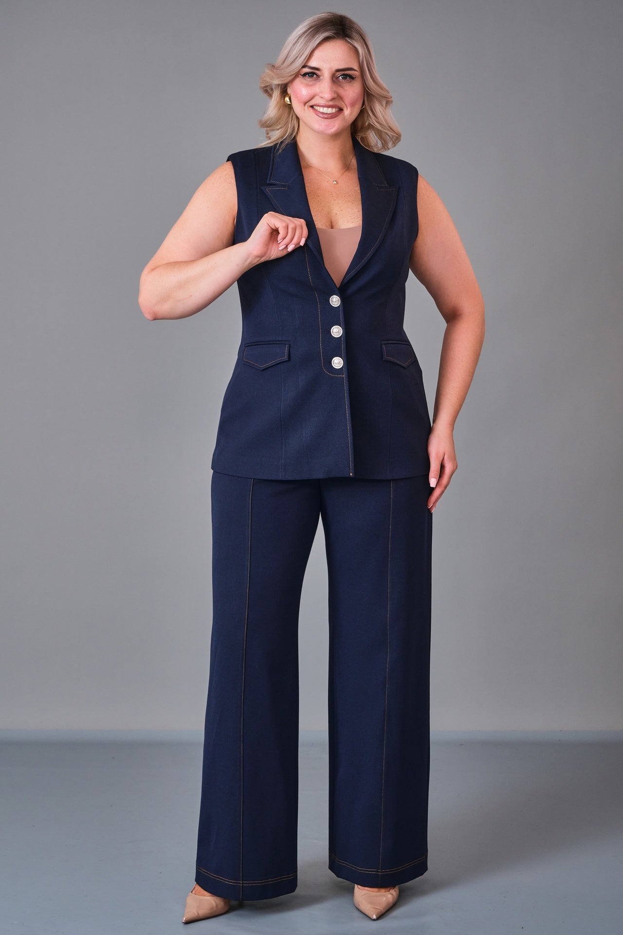 Meira - Plus Size Suit (MEI27K8825) - 8690200226175