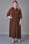 Ksas - Plus Size Dress (KSS27K32373) - 8690200227073