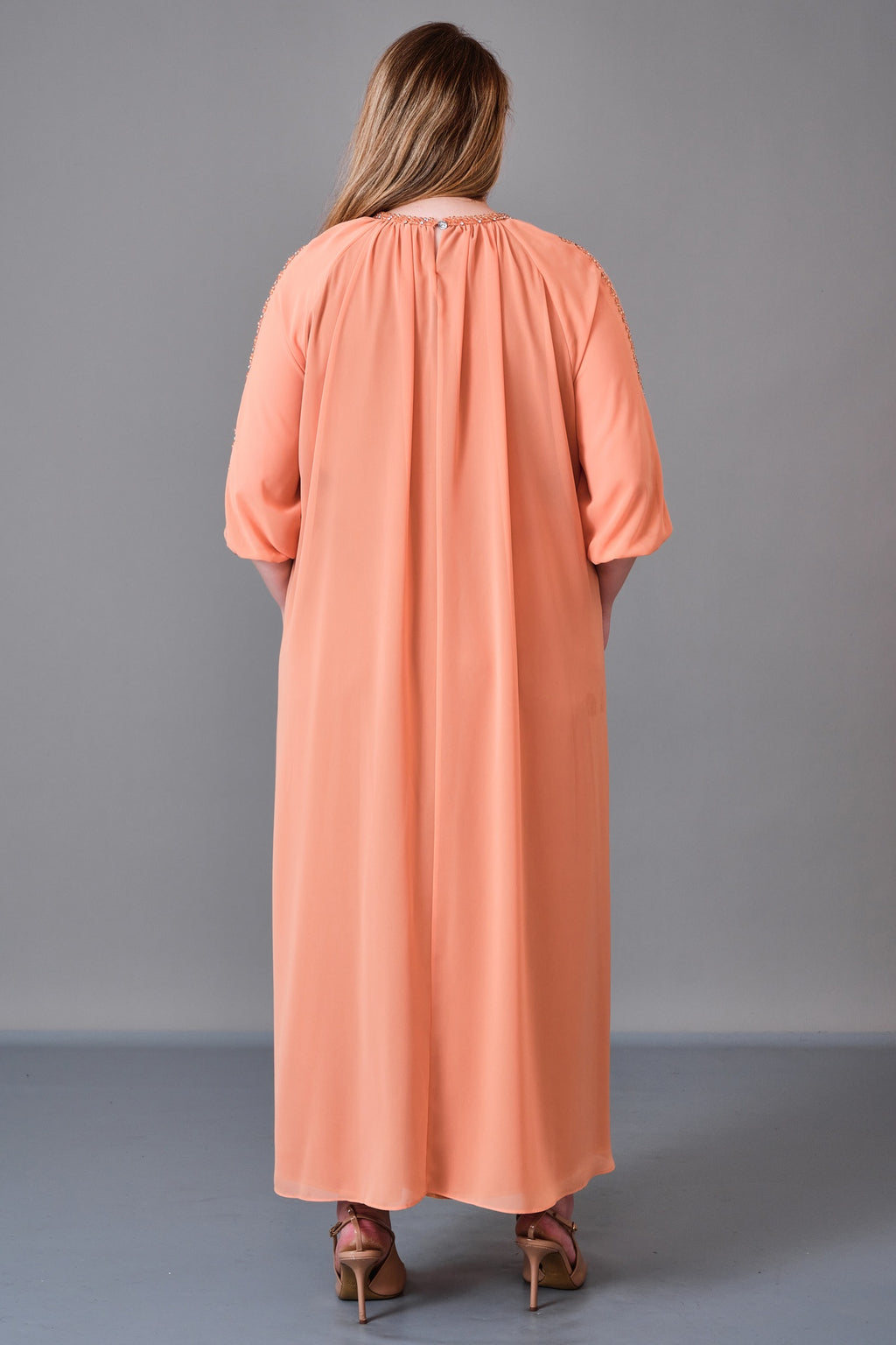 Ksas - Plus Size Dress (KSS27K32373) - 8690200227080