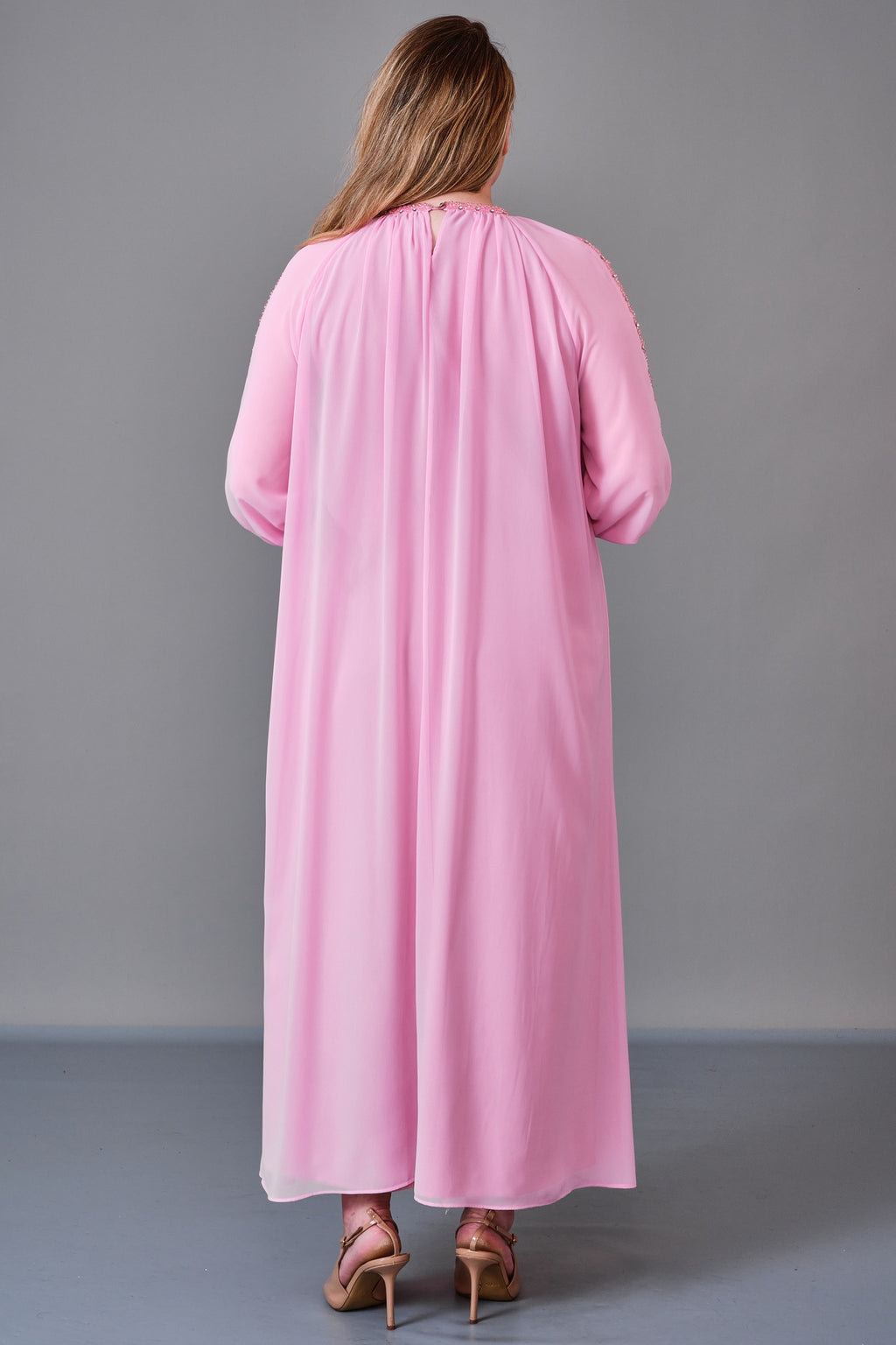 Ksas - Plus Size Dress (KSS27K32373) - 8690200227097