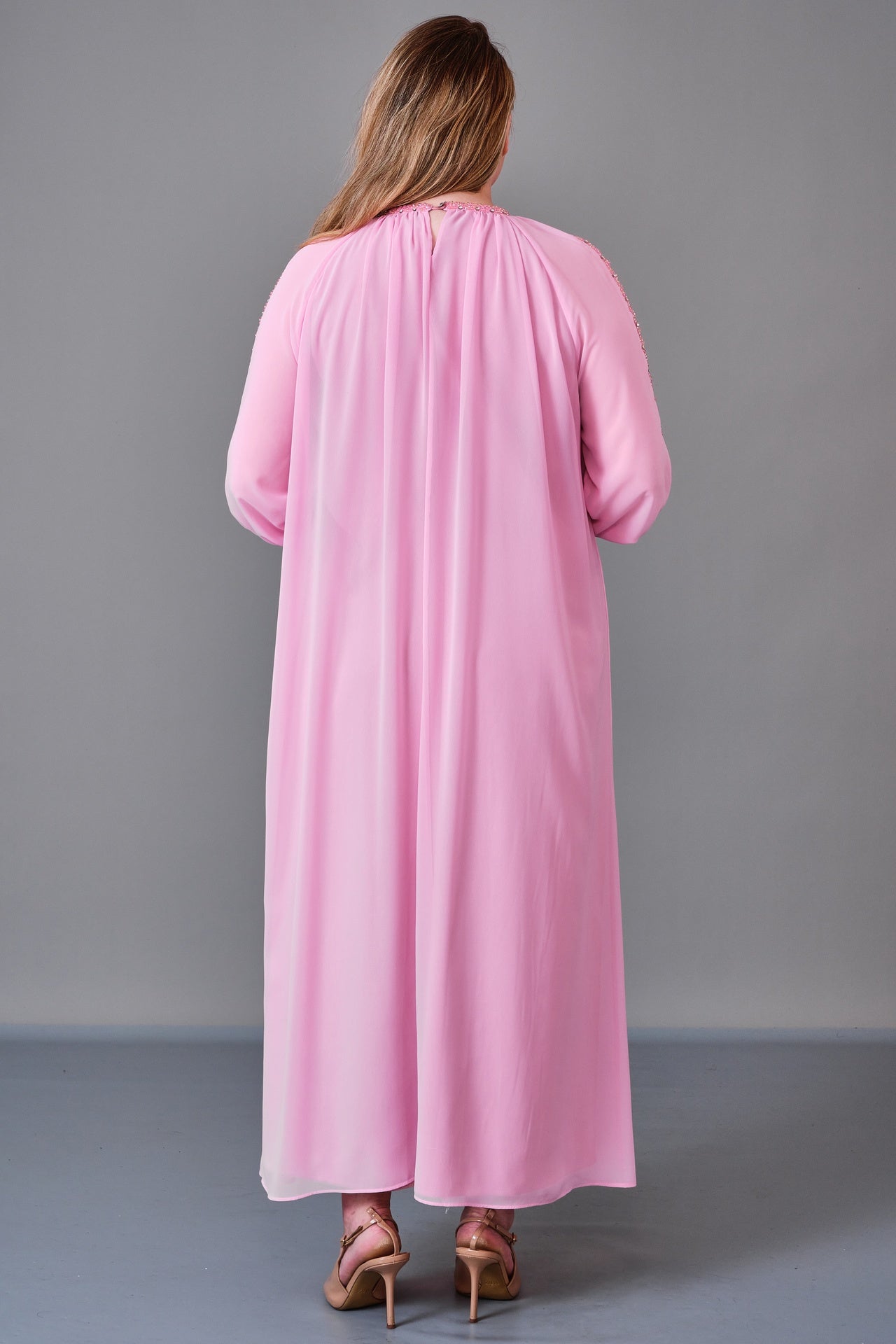 Ksas - Plus Size Dress (KSS27K32373) - 8690200227097