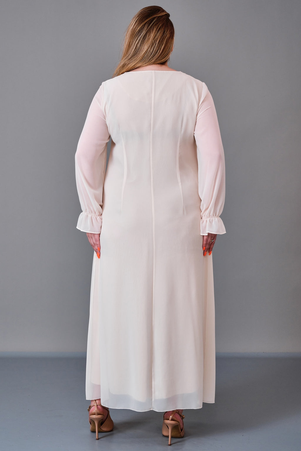 Ksas - Plus Size Dress (KSS27K32411) - 8690200227110
