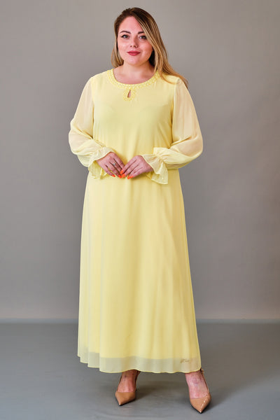 Ksas - Plus Size Dress (KSS27K32411) - 8690200227127