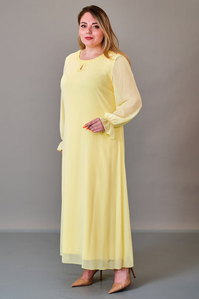 Ksas - Plus Size Dress (KSS27K32411) - 8690200227127