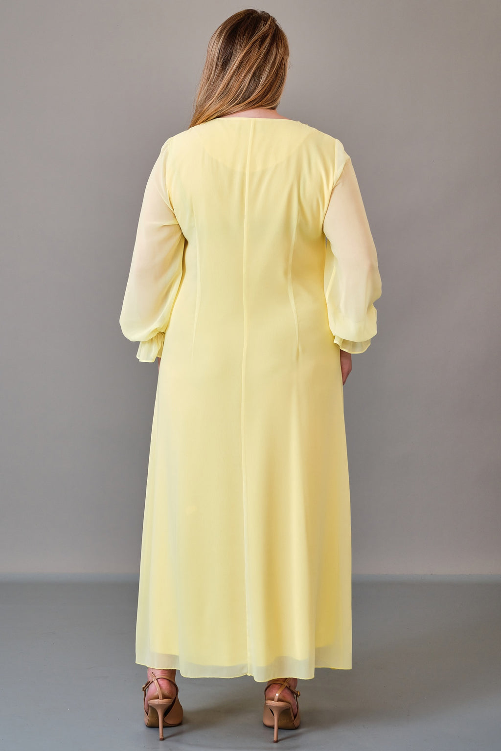 Ksas - Plus Size Dress (KSS27K32411) - 8690200227127