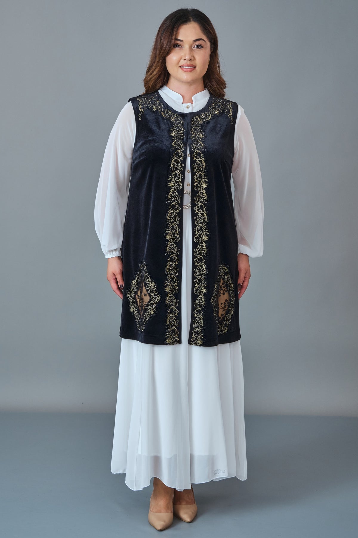 Ksas - Plus Size Cardigan (KSS27K4037)