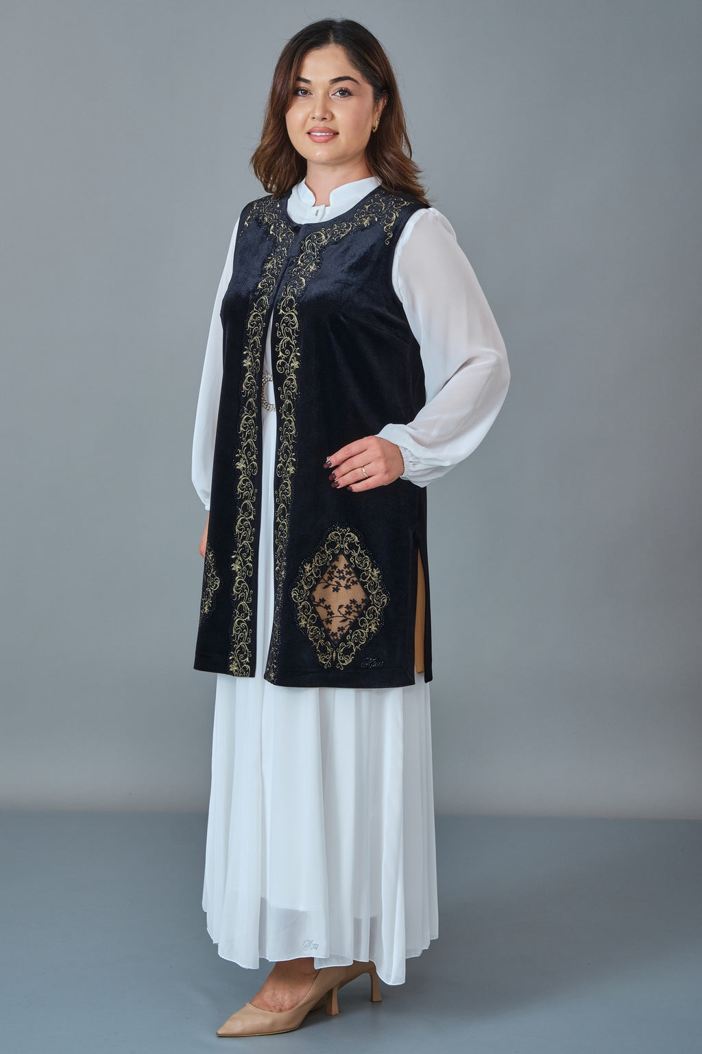 Ksas - Plus Size Cardigan (KSS27K4037)