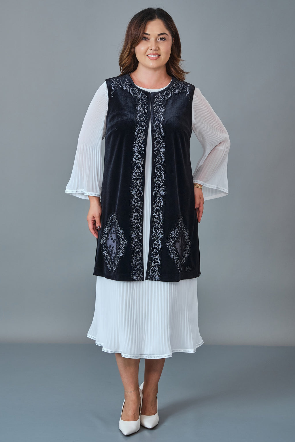 Ksas - Plus Size Cardigan (KSS27K4037)