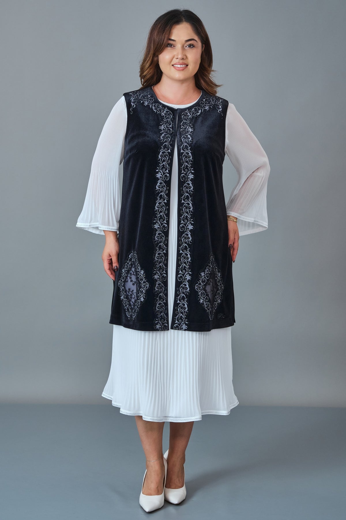Ksas - Plus Size Cardigan (KSS27K4037)