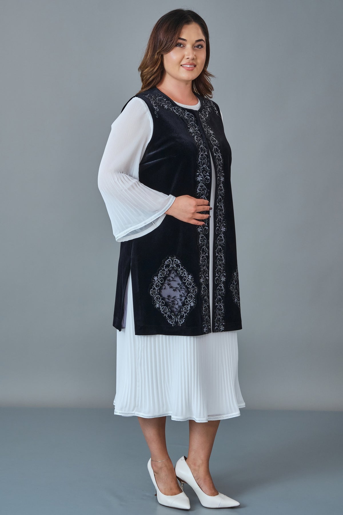 Ksas - Plus Size Cardigan (KSS27K4037)