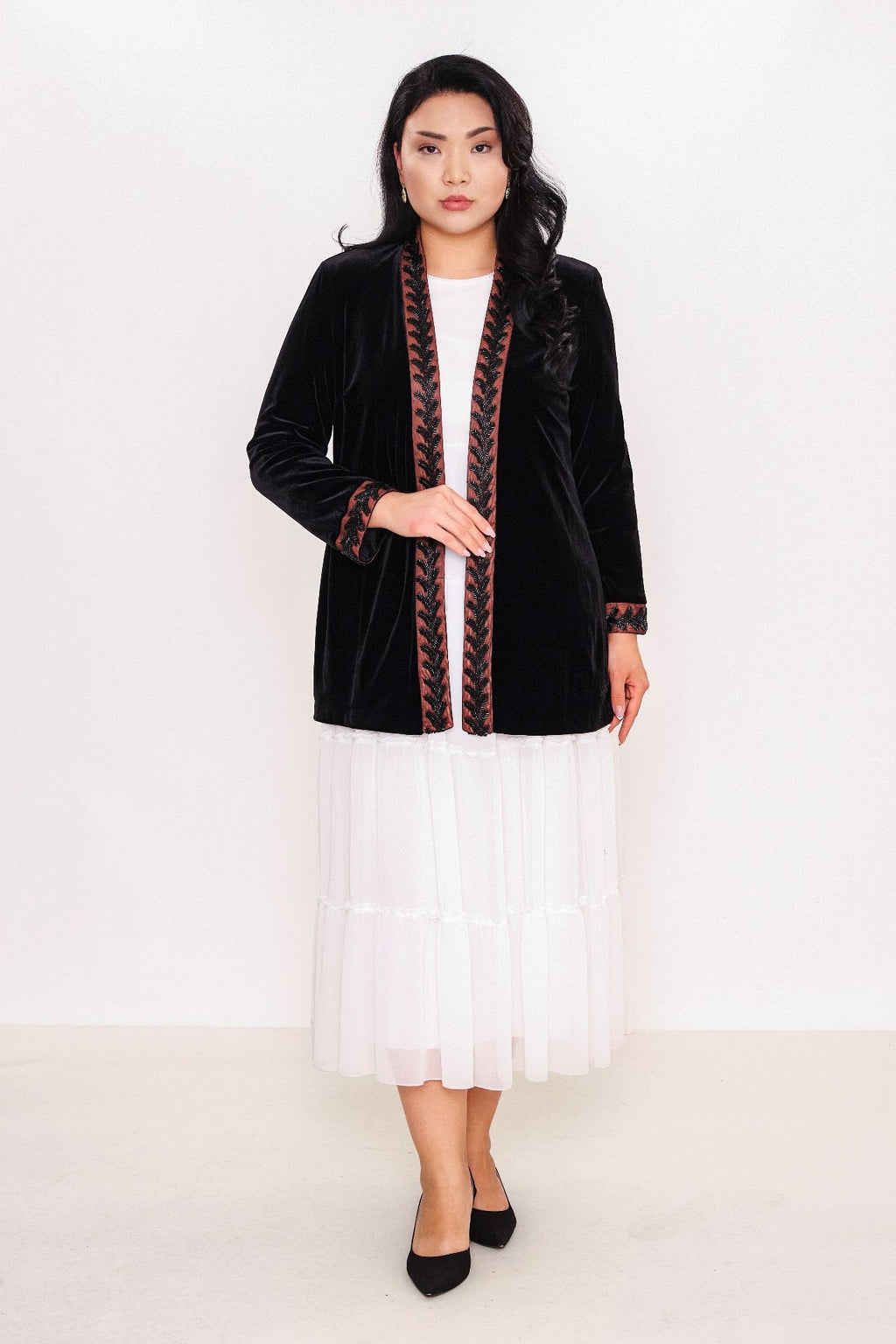 Ksas - Plus Size Cardigan (KSS27K4087)