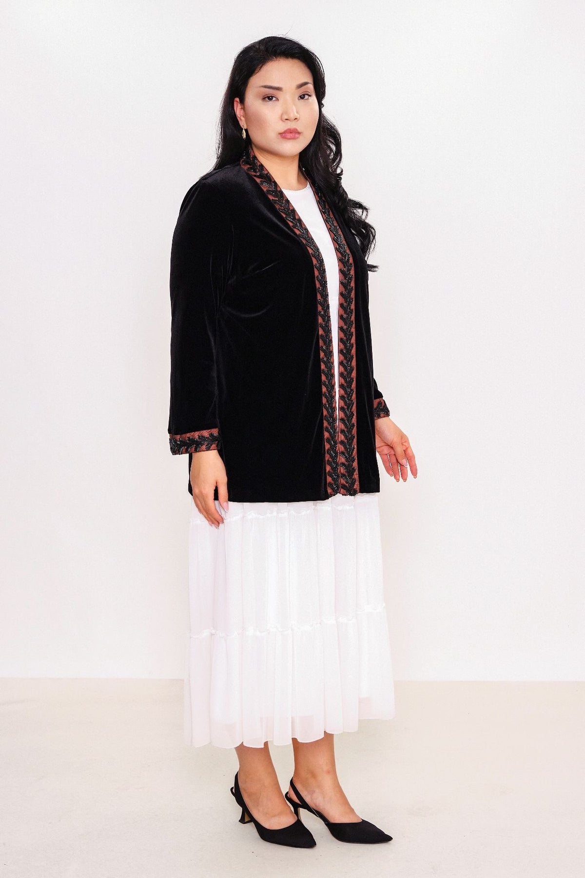 Ksas - Plus Size Cardigan (KSS27K4087)