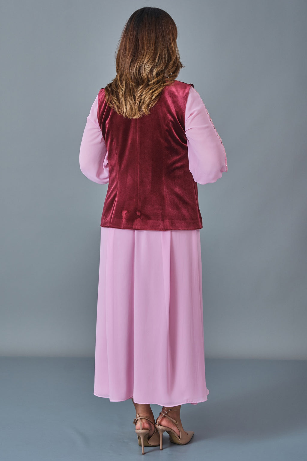 Ksas - Plus Size Waistcoat (KSS27K4198)