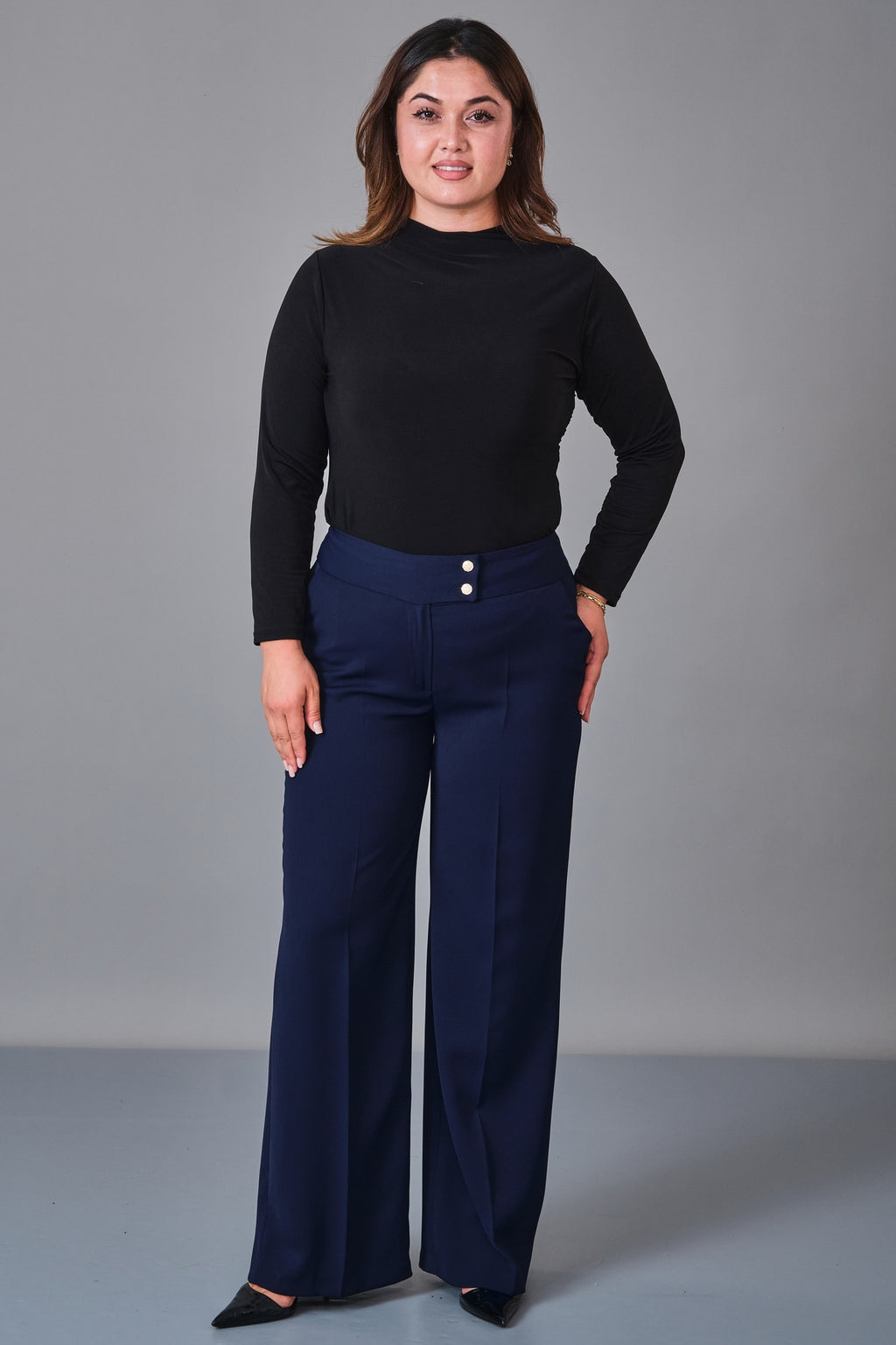 Selen - Plus Size Trousers (SLN27K11890)