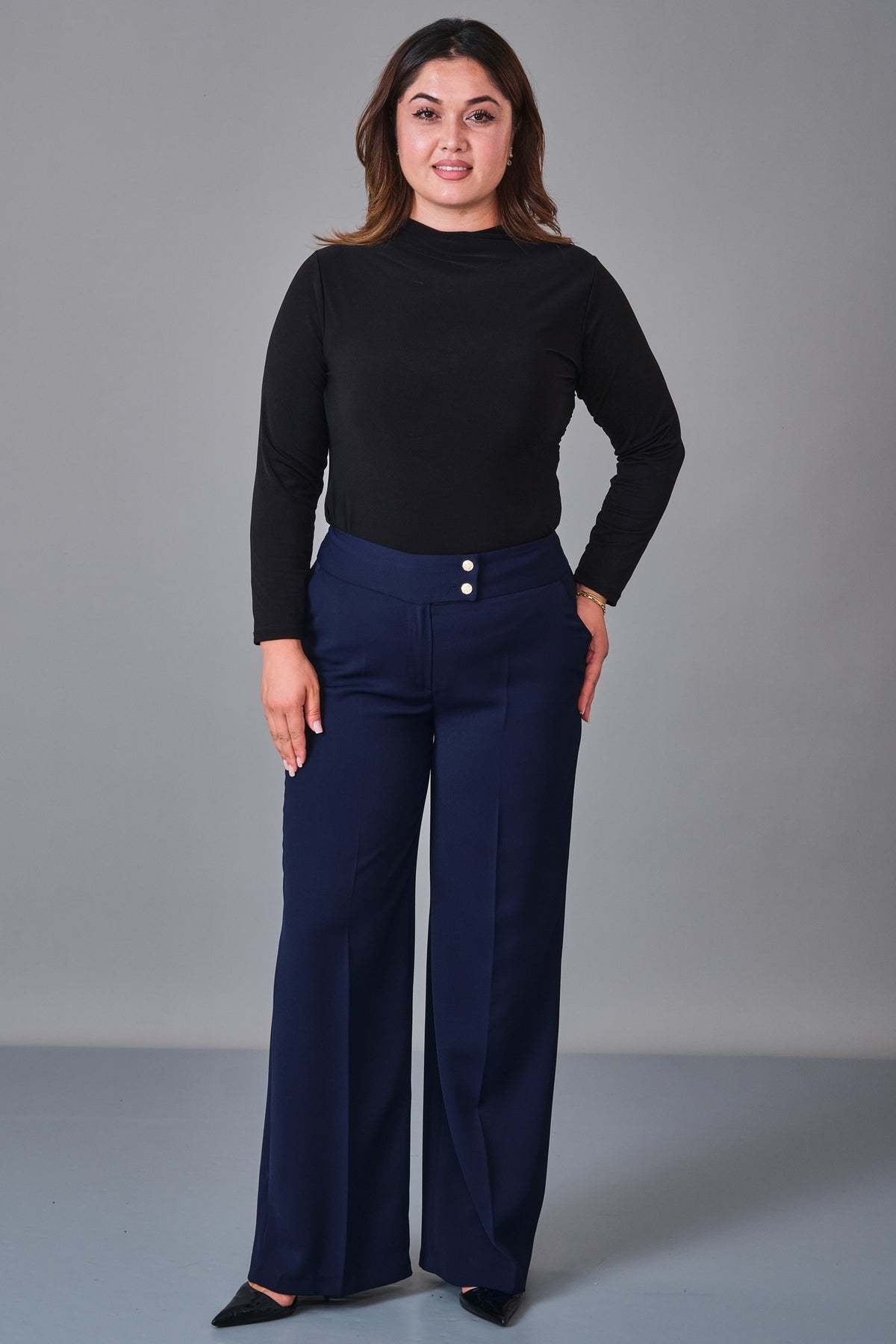 Selen - Plus Size Trousers (SLN27K11890)