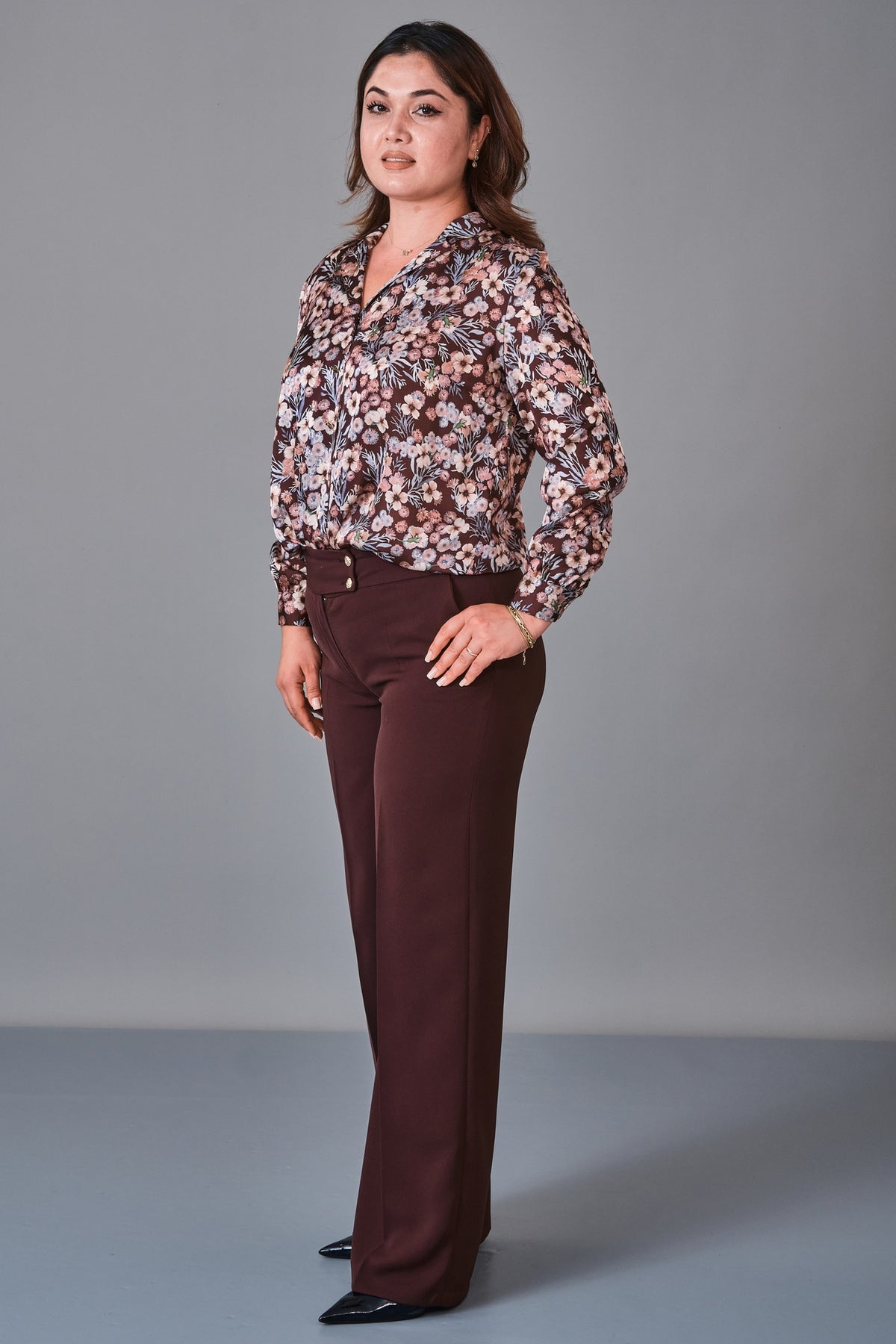 Selen - Plus Size Trousers (SLN27K11890)