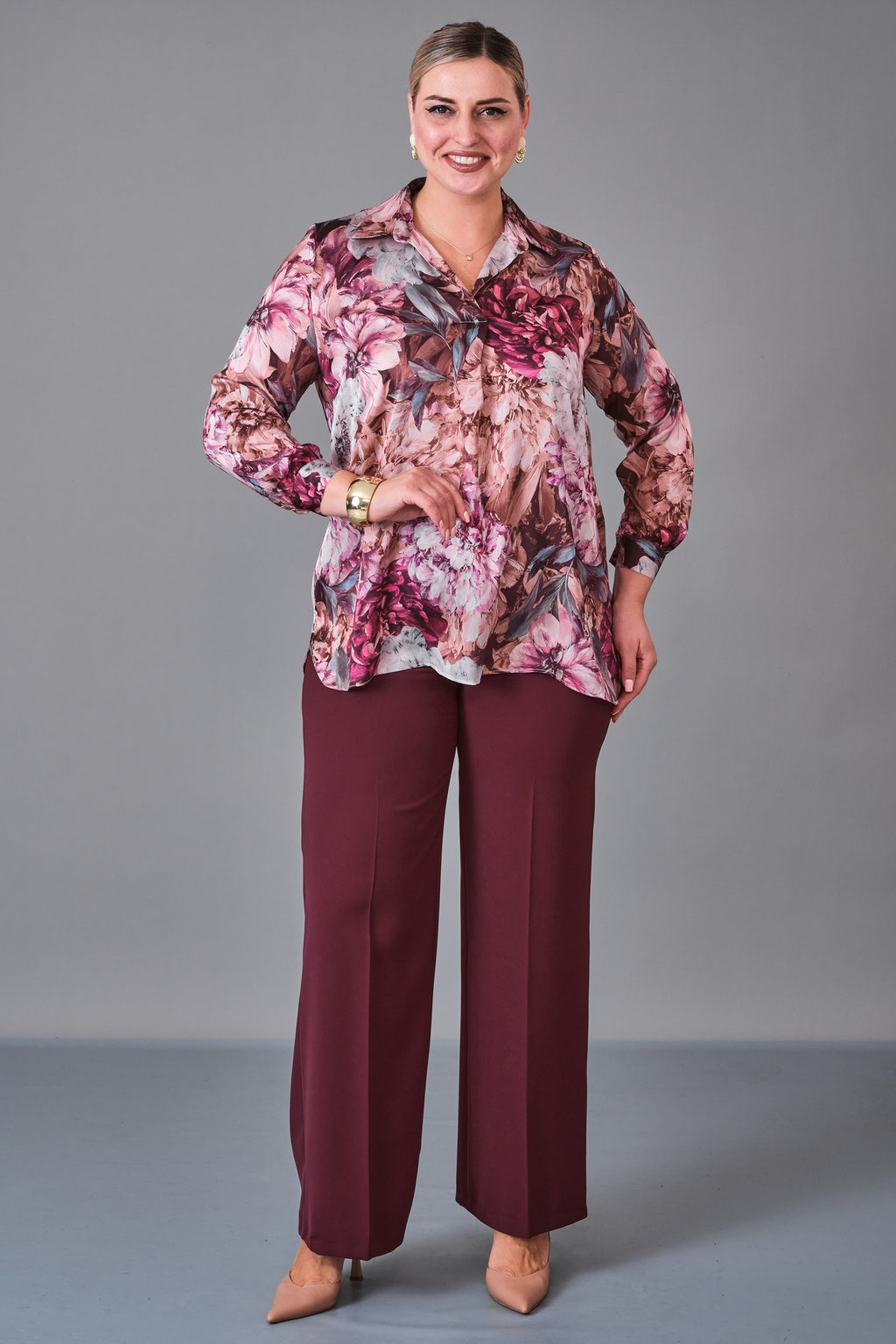 Selen - Plus Size Trousers (SLN27K11890)