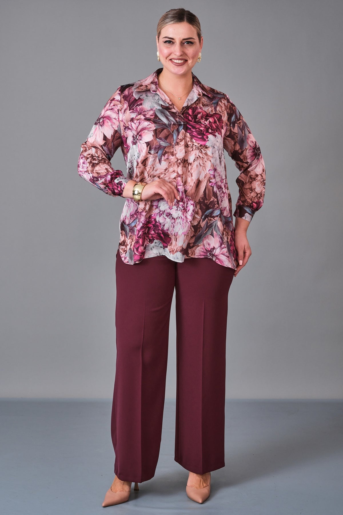 Selen - Plus Size Trousers (SLN27K11890)