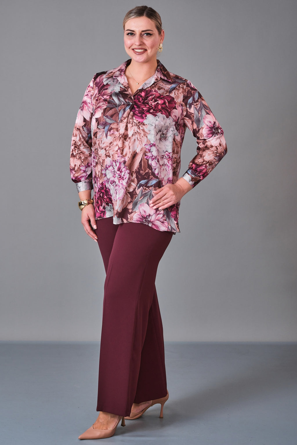 Selen - Plus Size Trousers (SLN27K11890)
