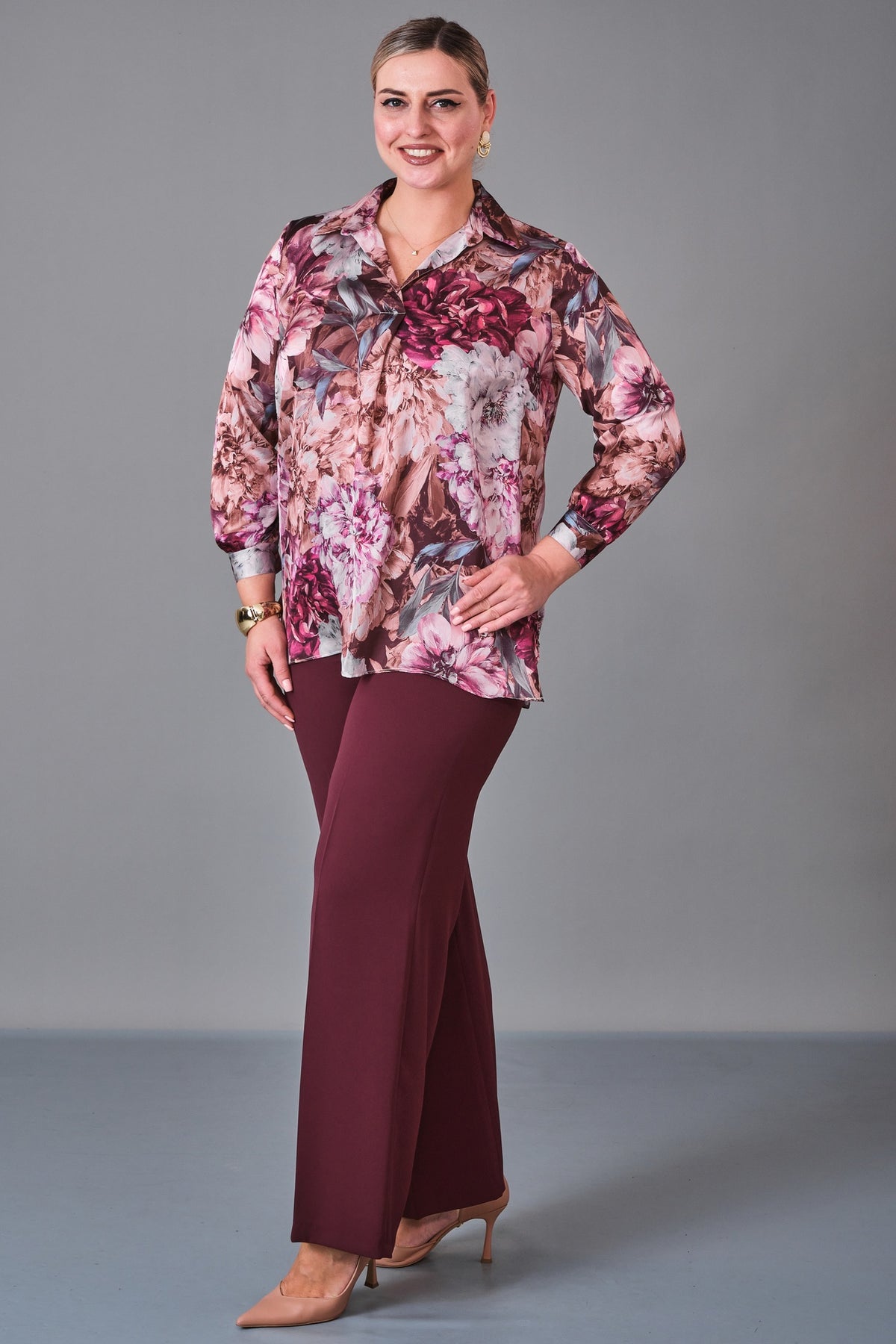 Selen - Plus Size Trousers (SLN27K11890)
