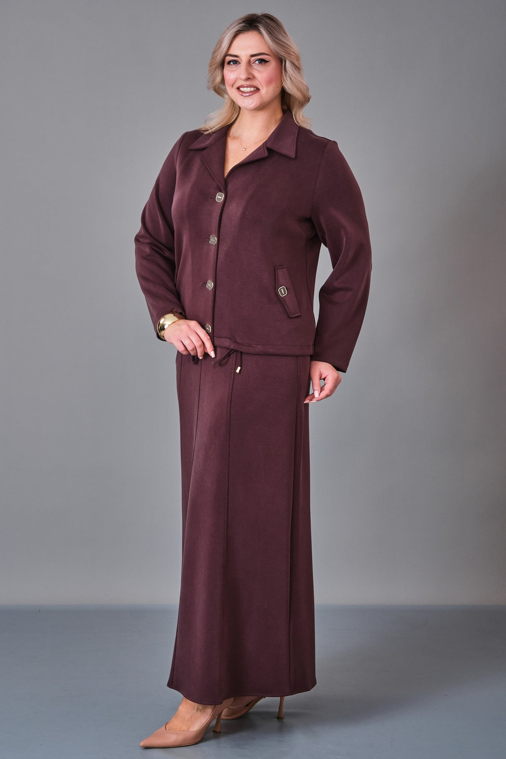 Elitline - Plus Size Suit (ELT27K7-64-4084) - 8690200227592