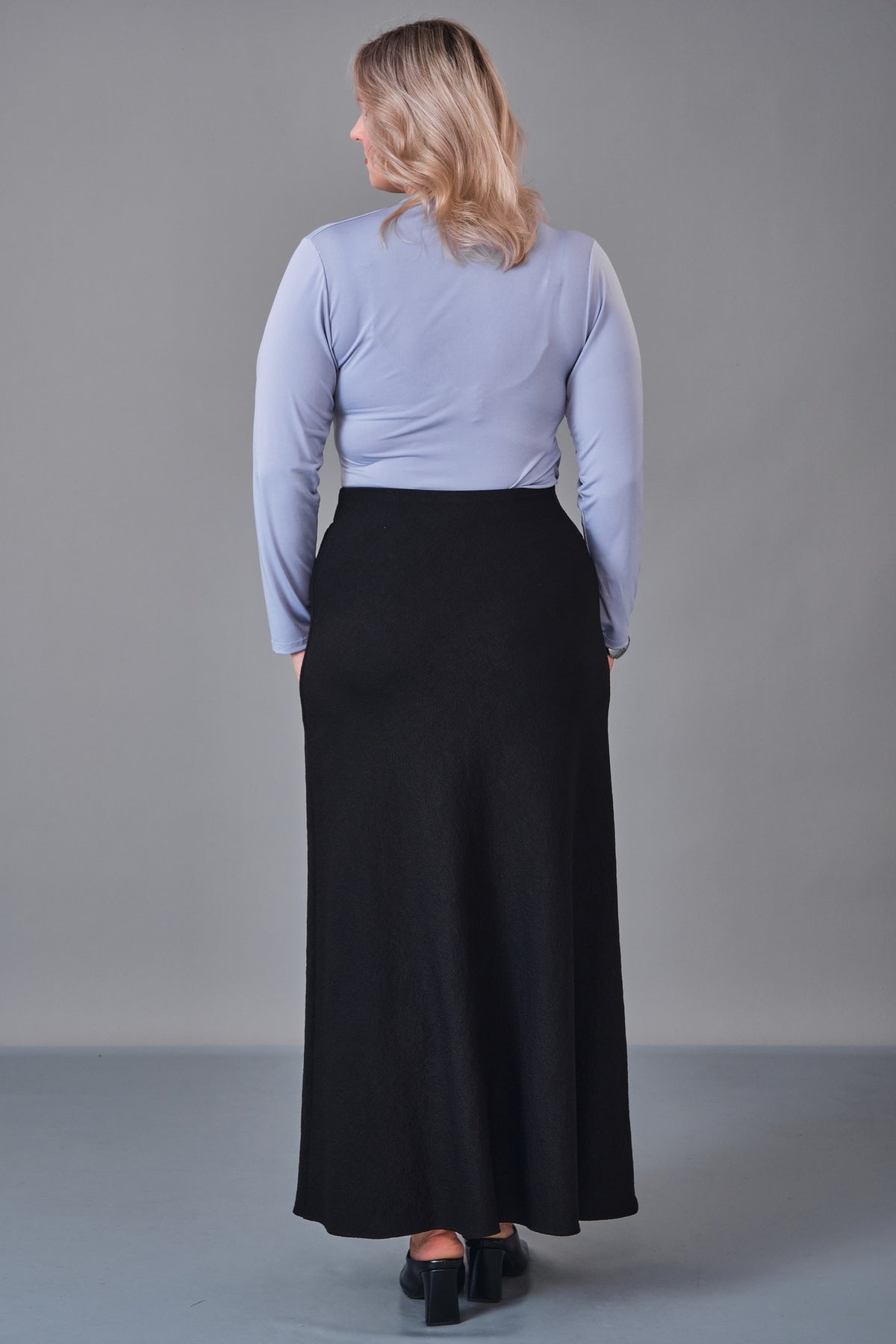 Elitline - Plus Size Skirt (ELT27K2-65-4034) - 8690200227608