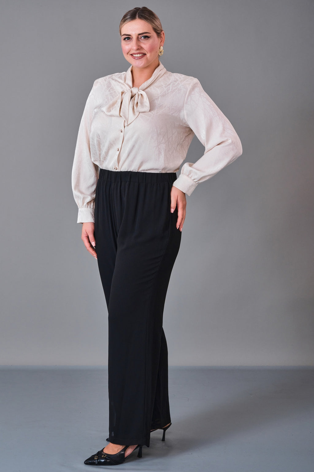 Kifayet - Extended Plus Size Trousers (KFT27K52101-03) - 8690200227851