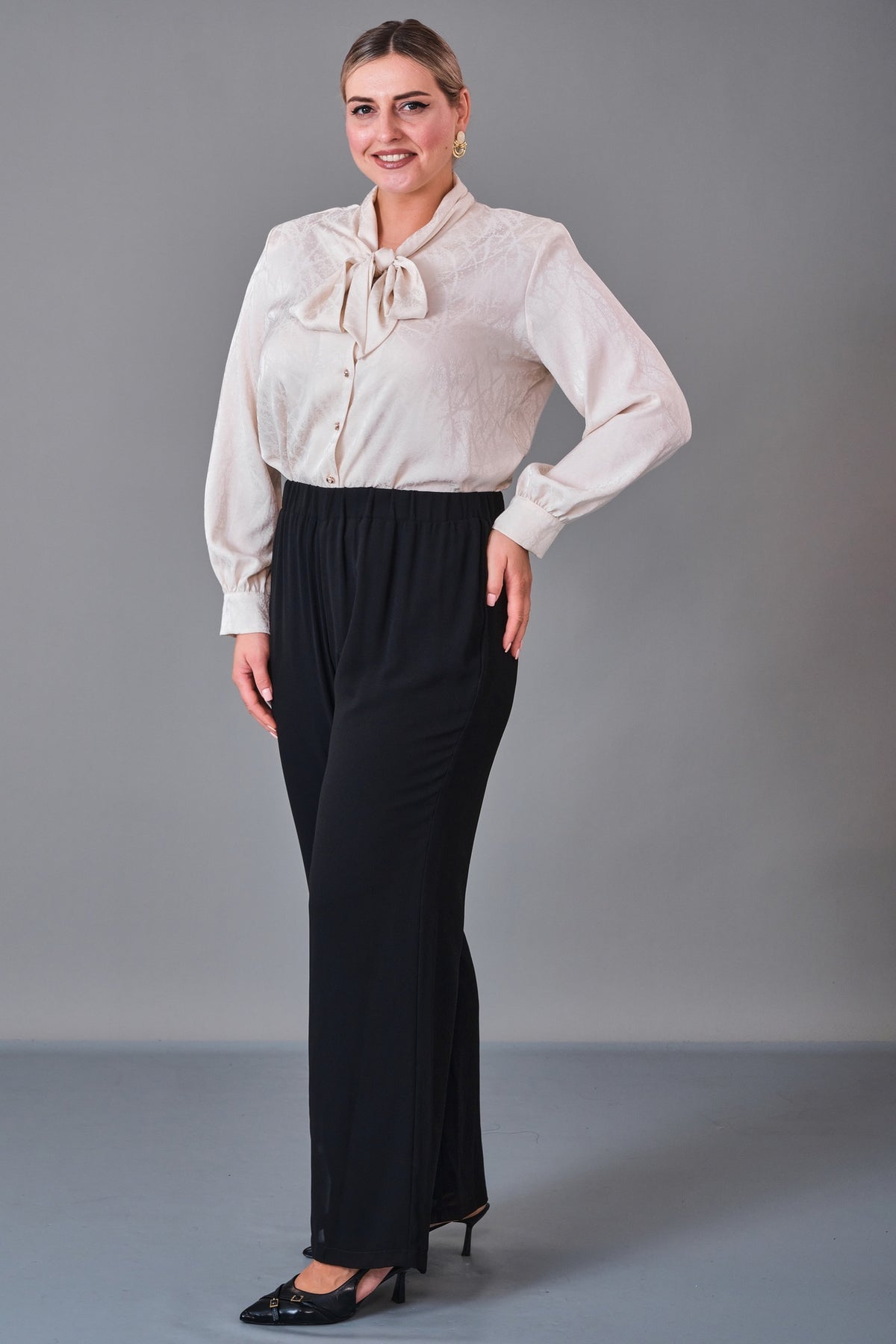 Kifayet - Extended Plus Size Trousers (KFT27K52101-03) - 8690200227851