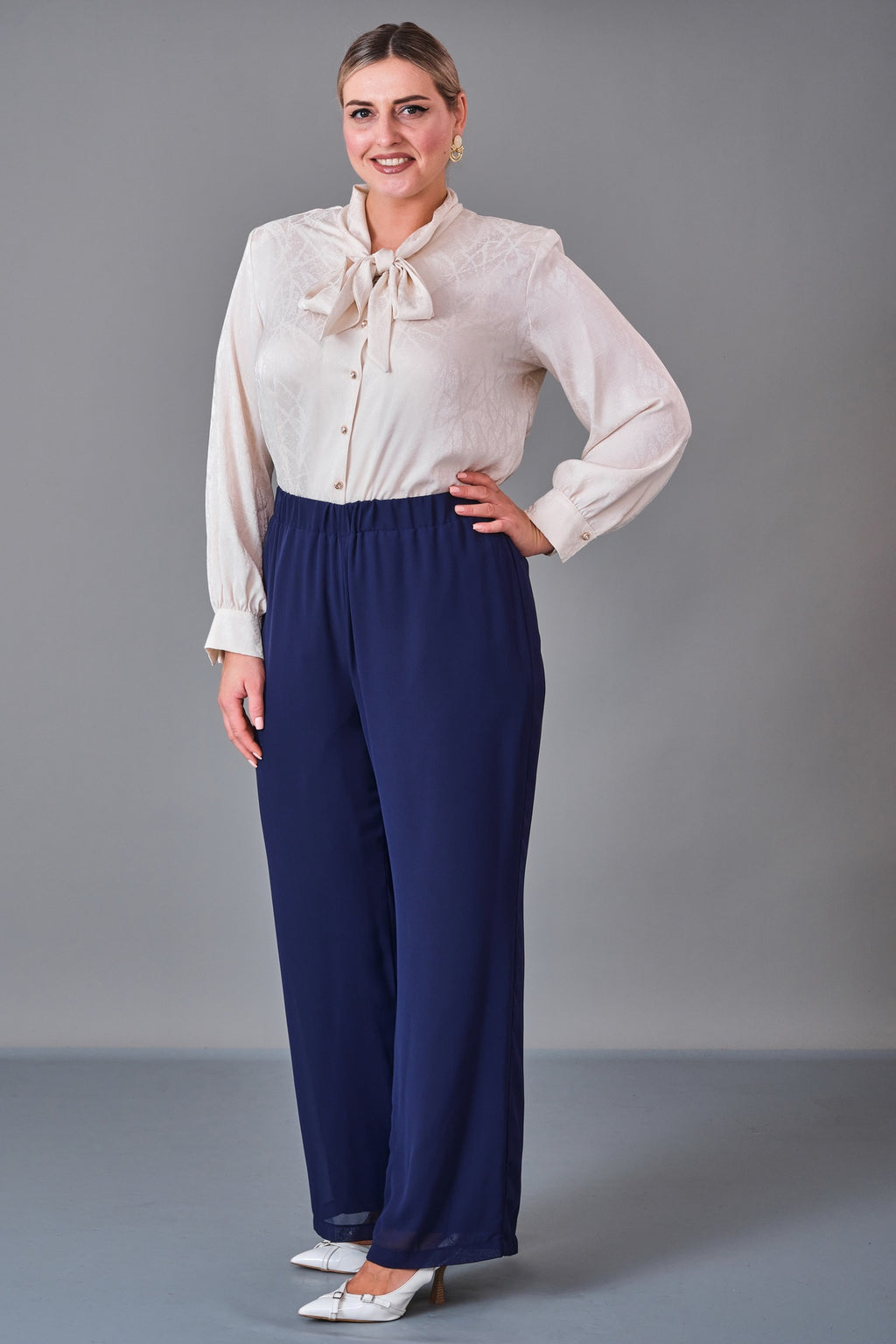 Kifayet - Extended Plus Size Trousers (KFT27K52101-03) - 8690200227868