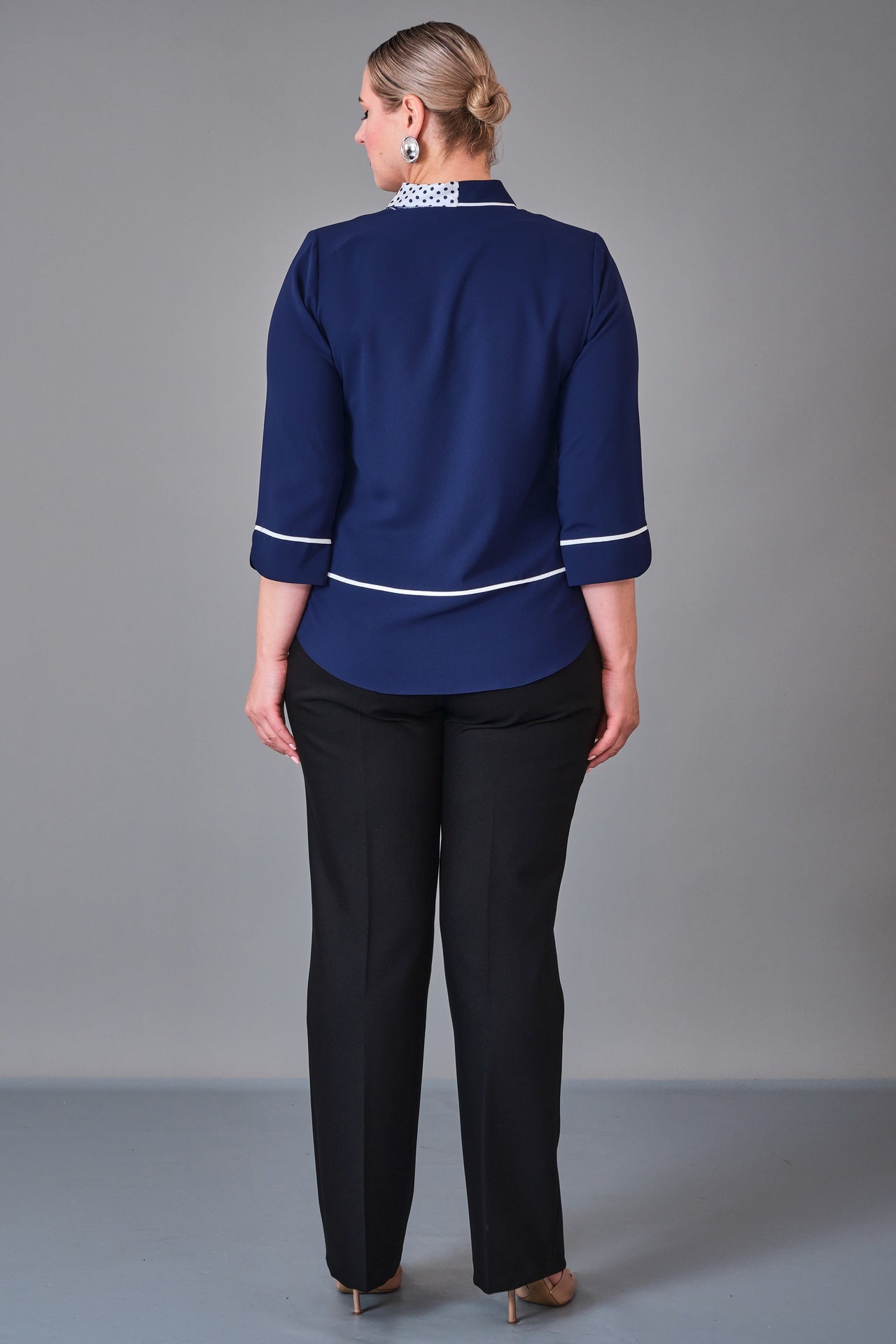 Kifayet - Plus Size Blouse (KFT27K18705-20) - 8690200227936