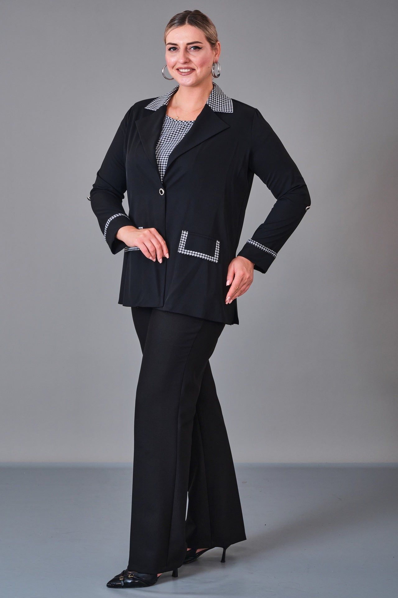 Kifayet - Plus Size Suit (KFT27K18713) - 8690200227950