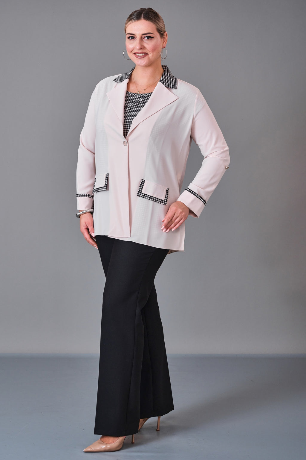 Kifayet - Plus Size Suit (KFT27K18713) - 8690200227998