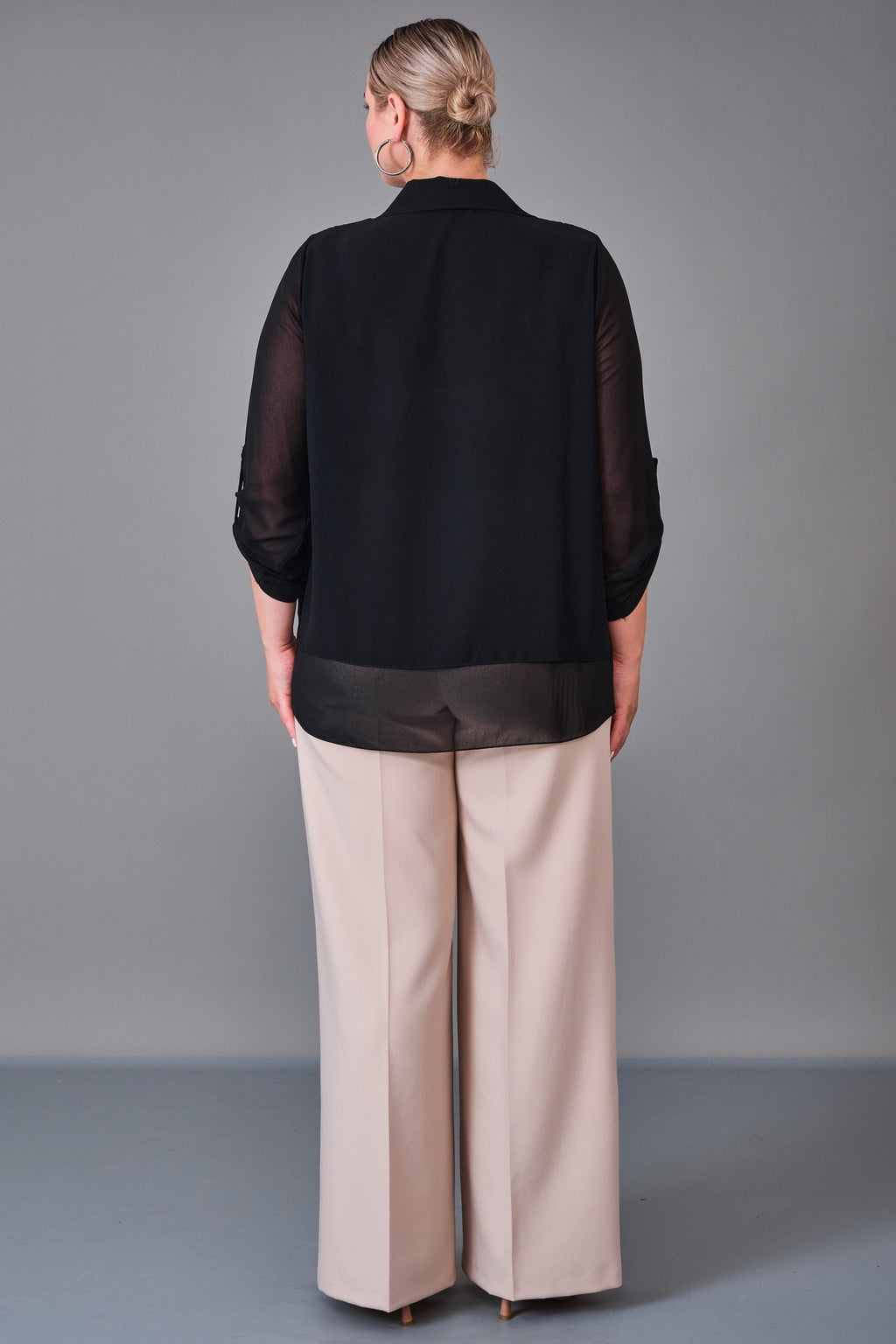 Kifayet - Extended Plus Size Shirt (KFT27K23727) - 8690200228032