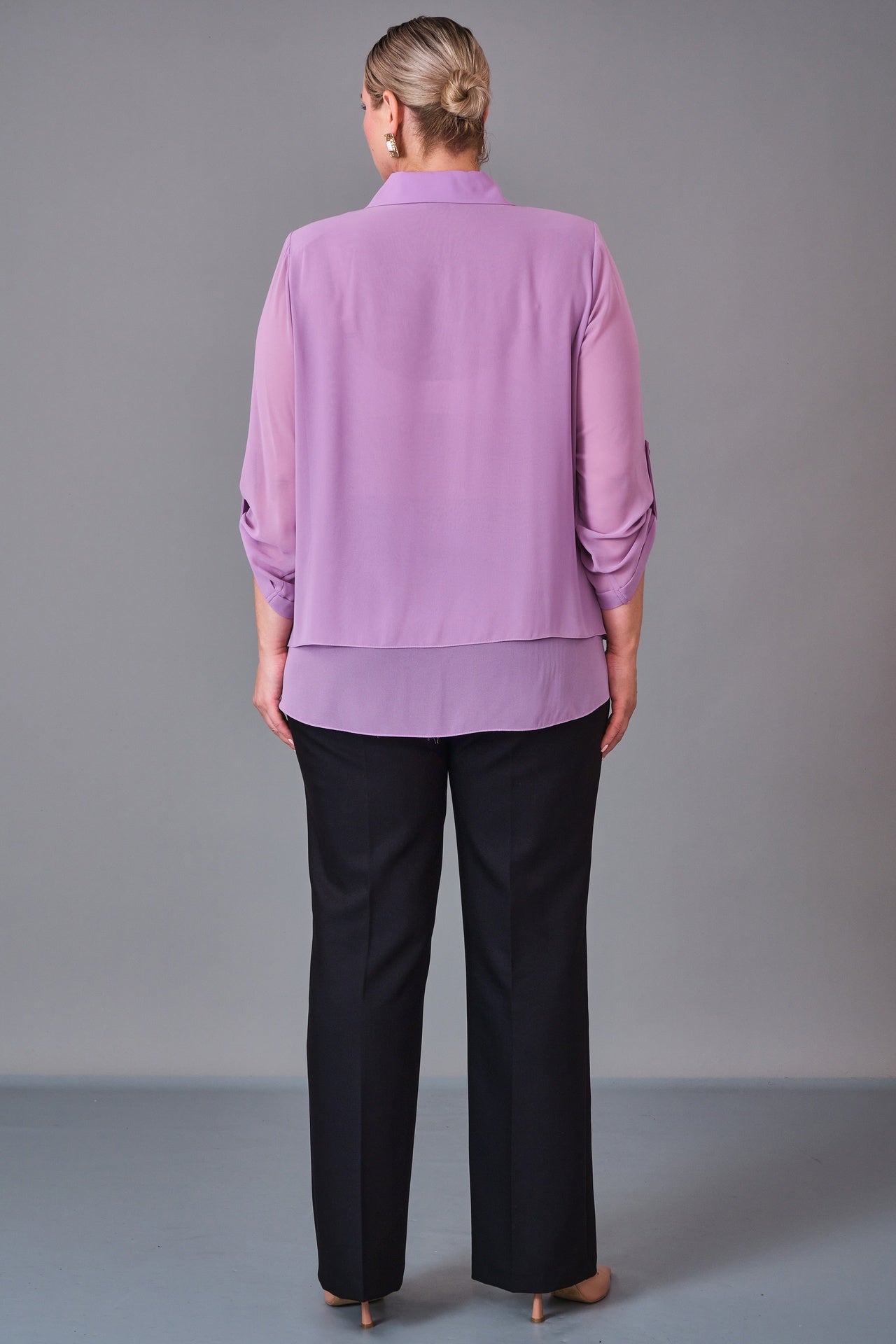 Kifayet - Extended Plus Size Shirt (KFT27K23727) - 8690200228049