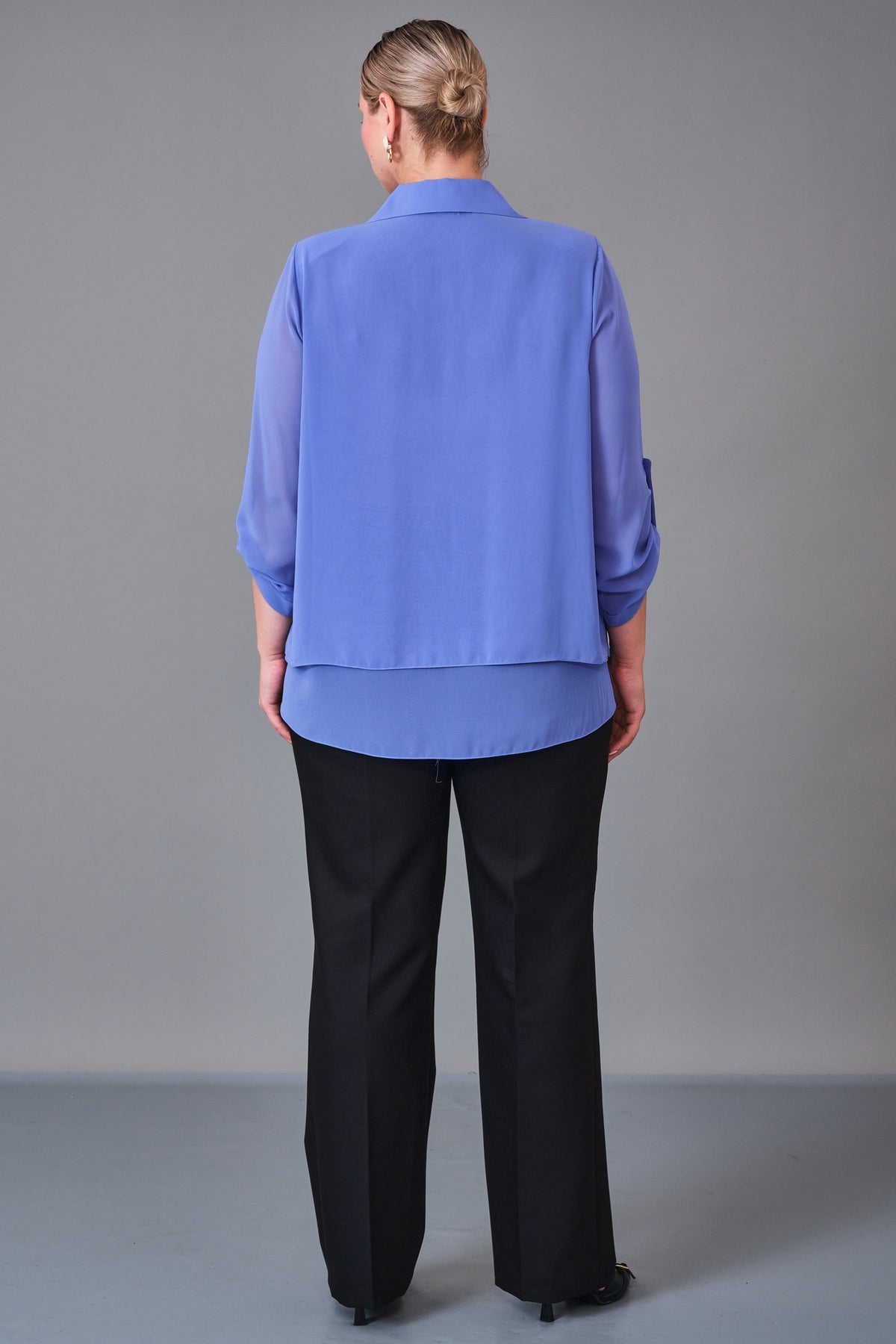 Kifayet - Extended Plus Size Shirt (KFT27K23727) - 8690200228056