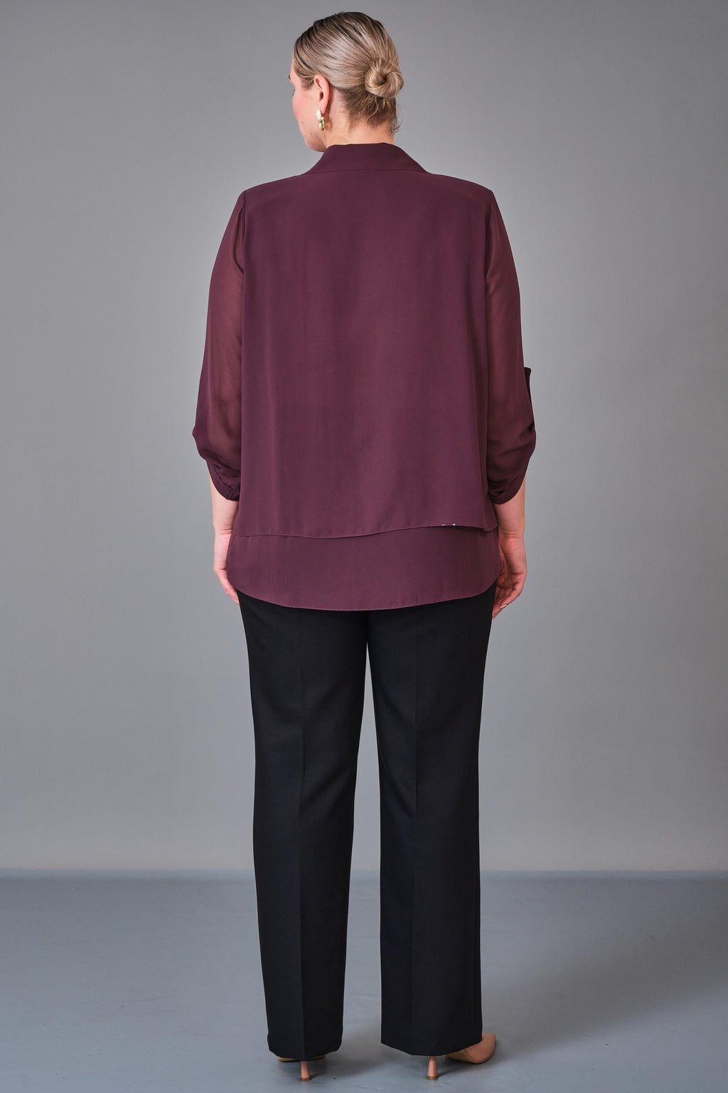 Kifayet - Extended Plus Size Shirt (KFT27K23727) - 8690200228063